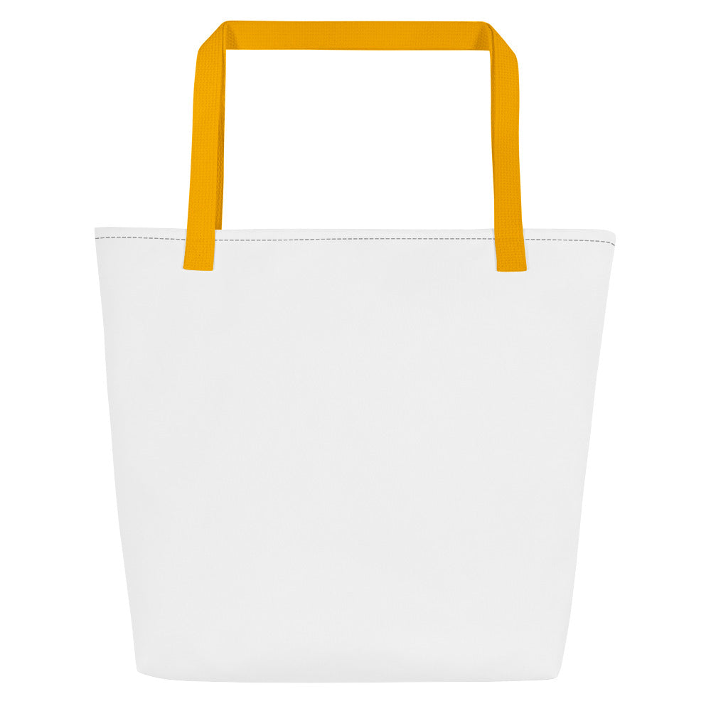 I AM NOT RESPONSIBLE FOR WHAT MY FACE DOES WHEN YOU TALK All-Over Print Large Tote Bag