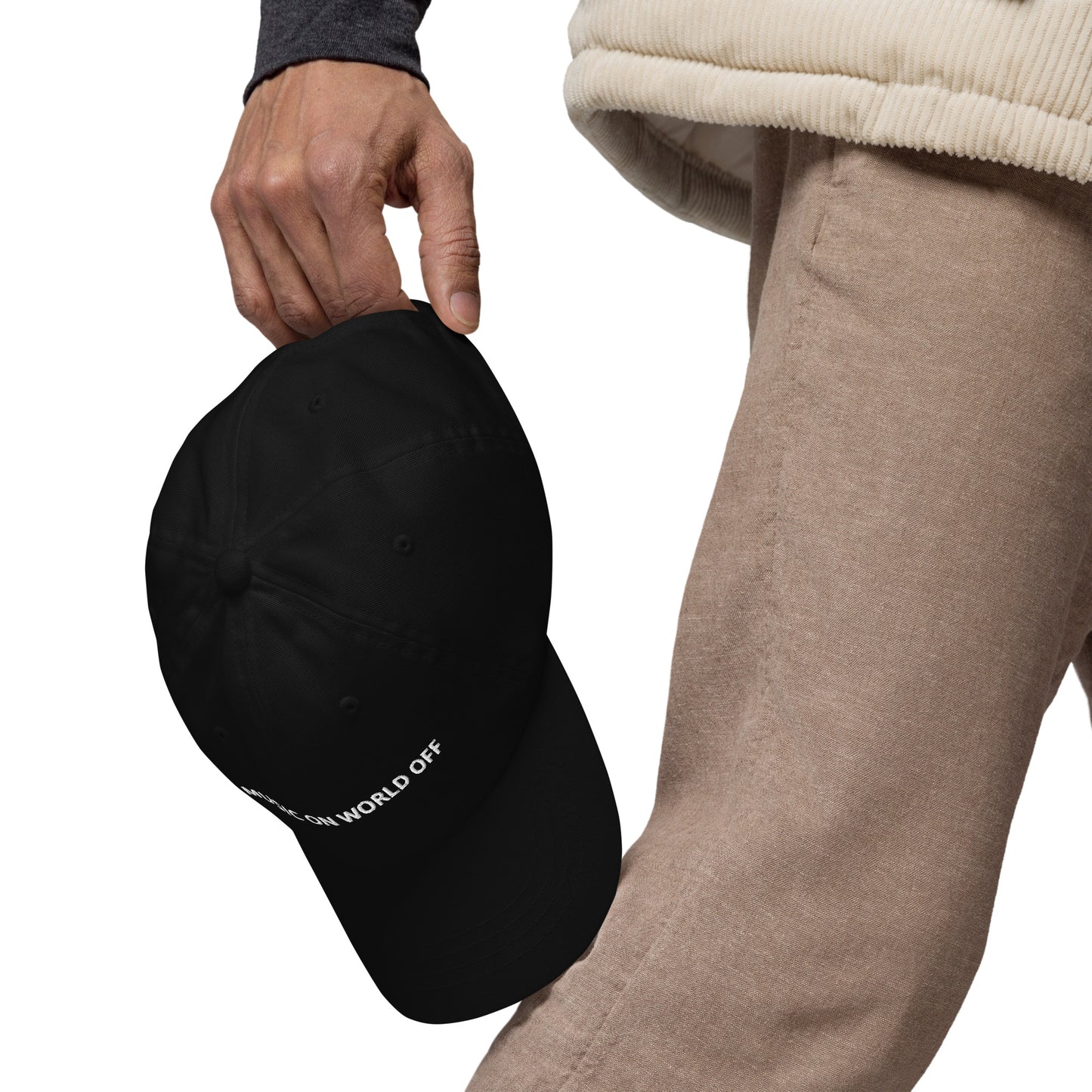 MUSIC ON WORLD OFF hat