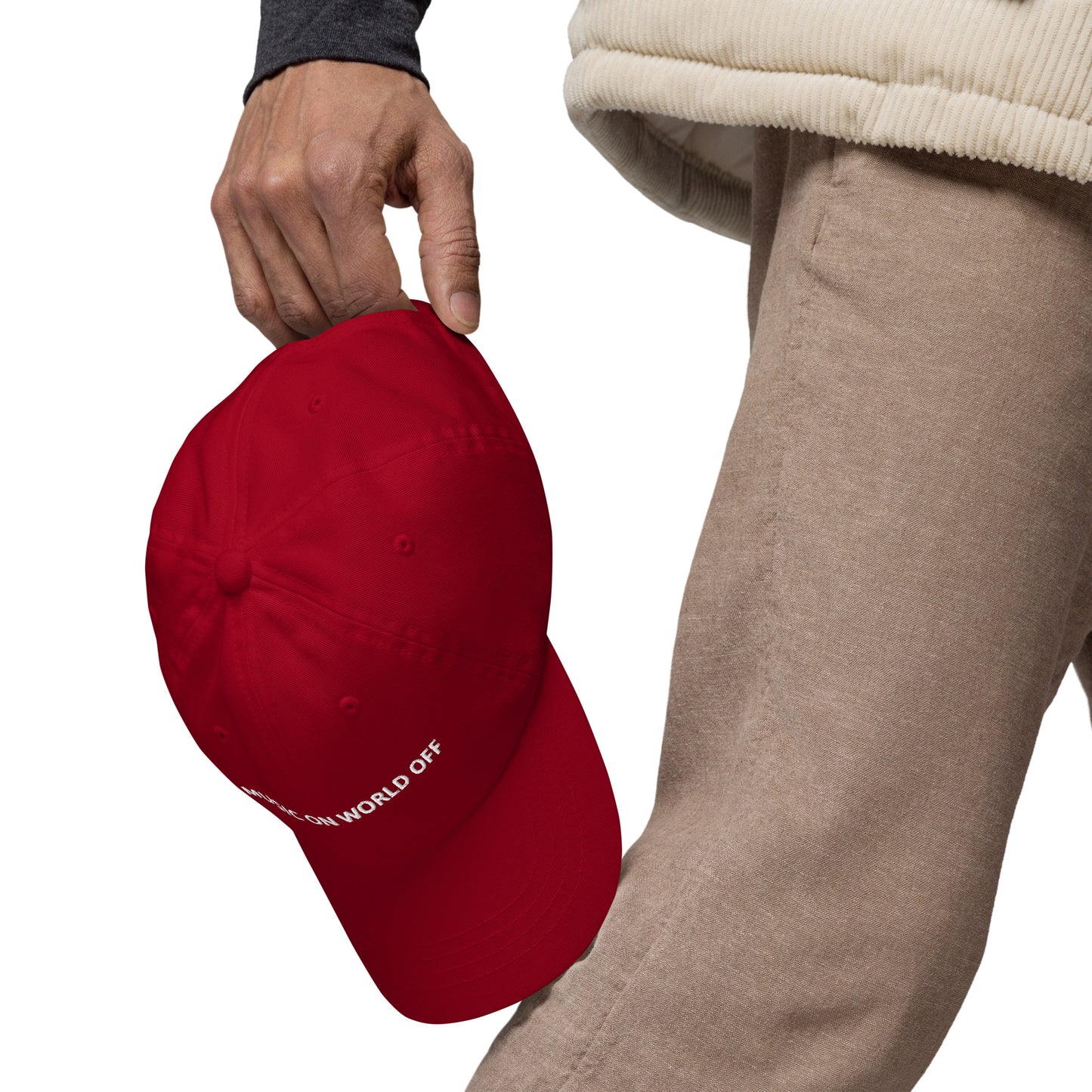 MUSIC ON WORLD OFF hat
