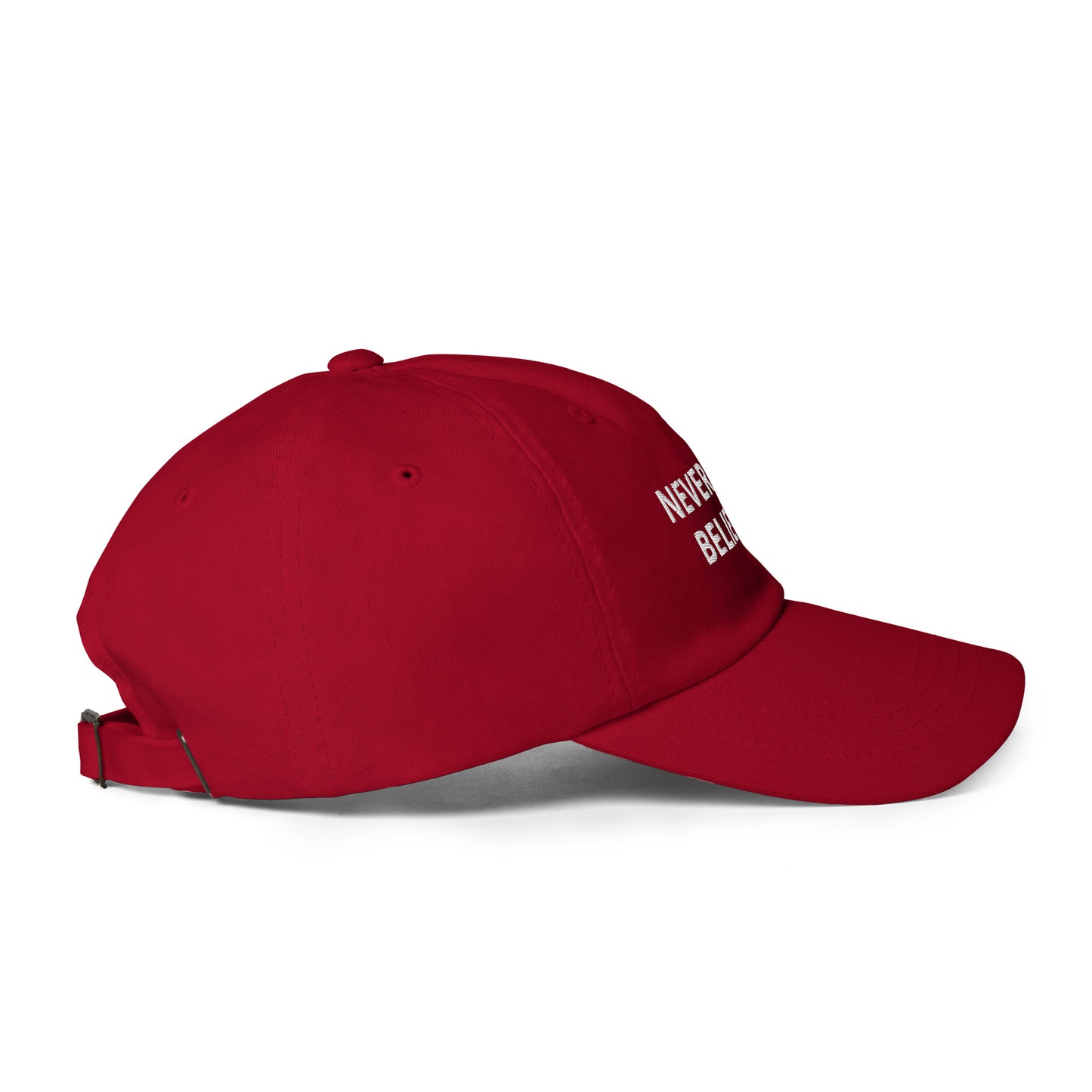 NEVER STOP BELIEVING hat