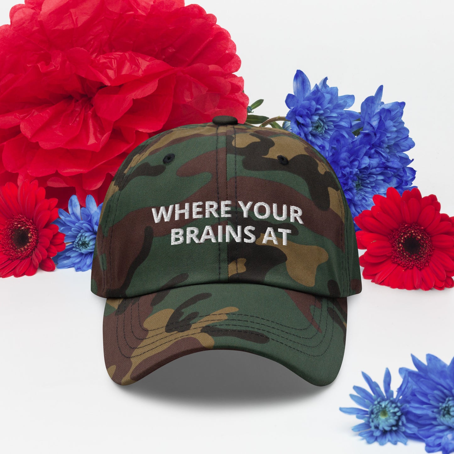 WHERE YOUR BRAINS AT hat