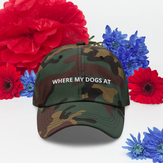WHERE MY DOGS AT  hat
