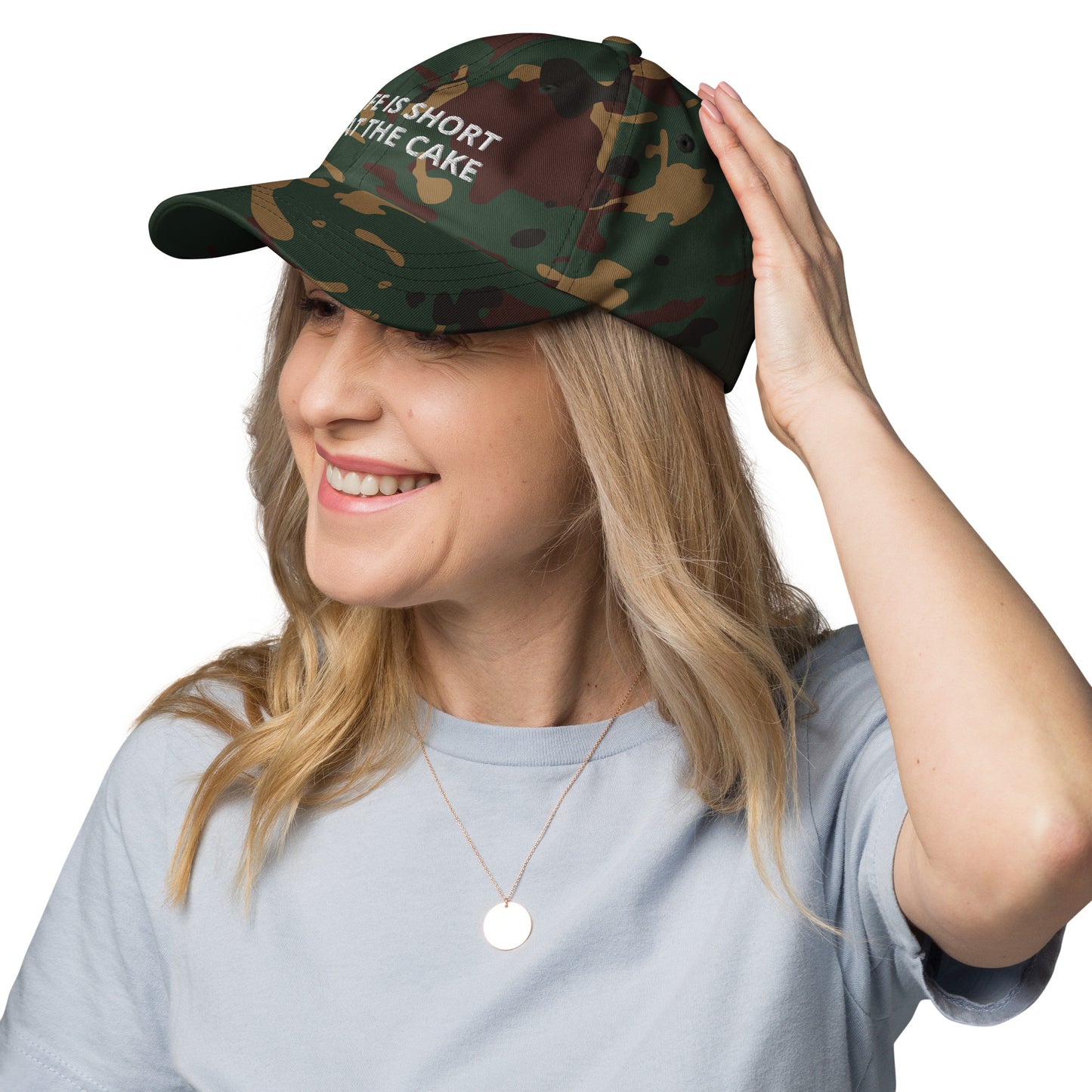 LIFE IS SHORT EAT THE CAKE hat