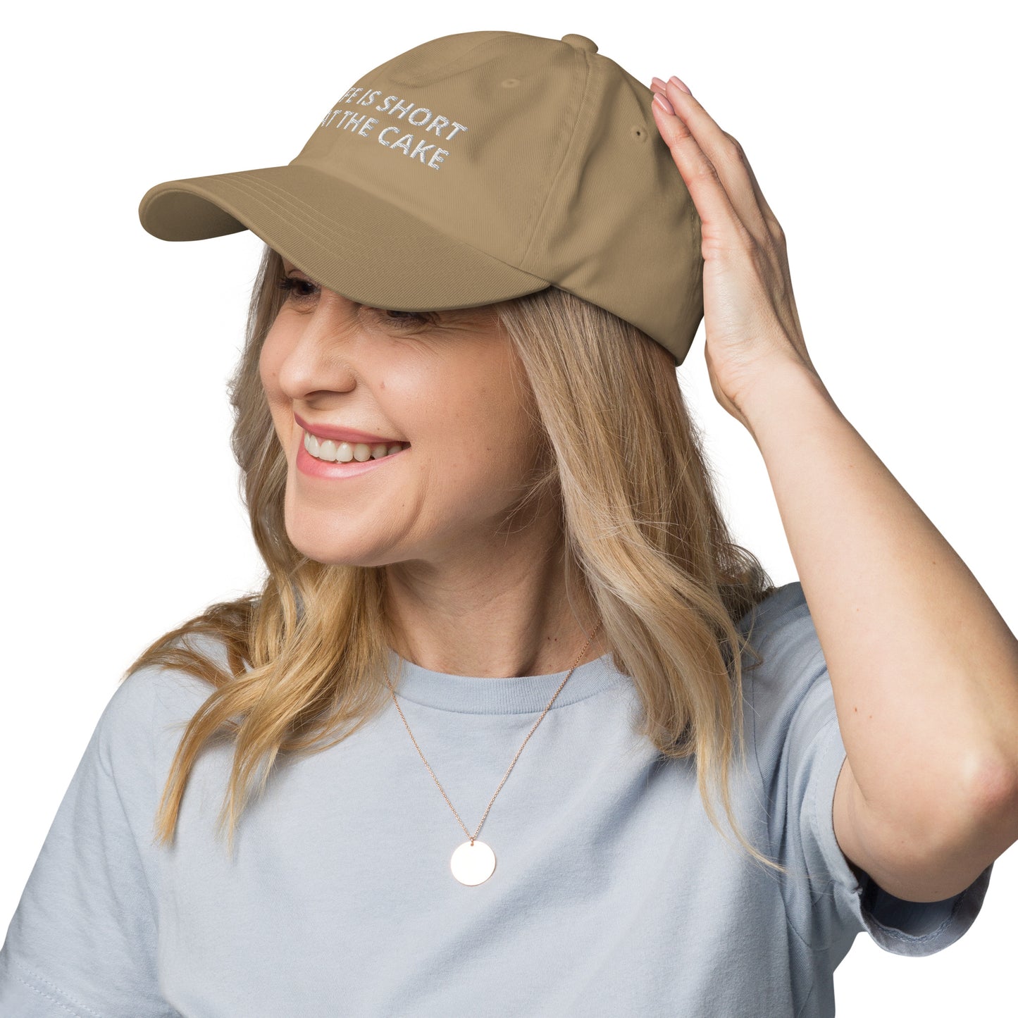 LIFE IS SHORT EAT THE CAKE hat