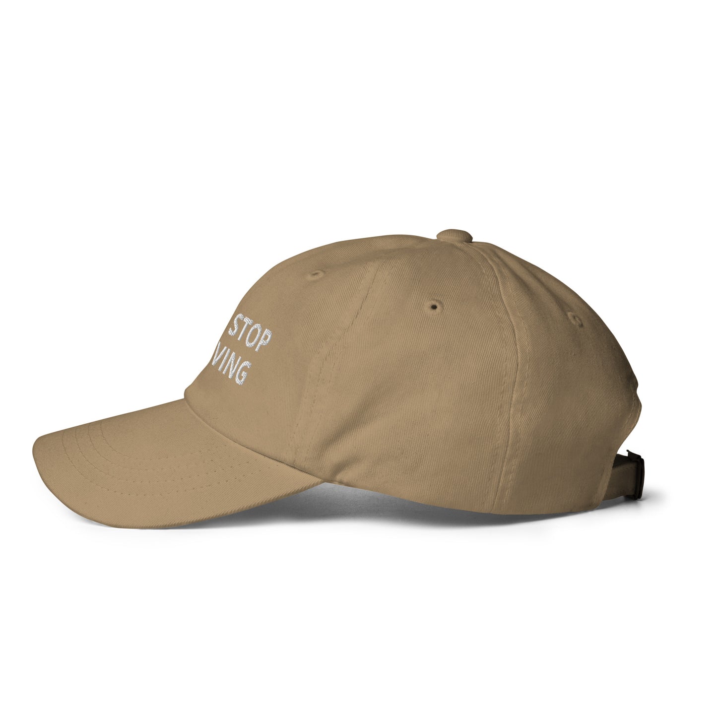 NEVER STOP BELIEVING hat