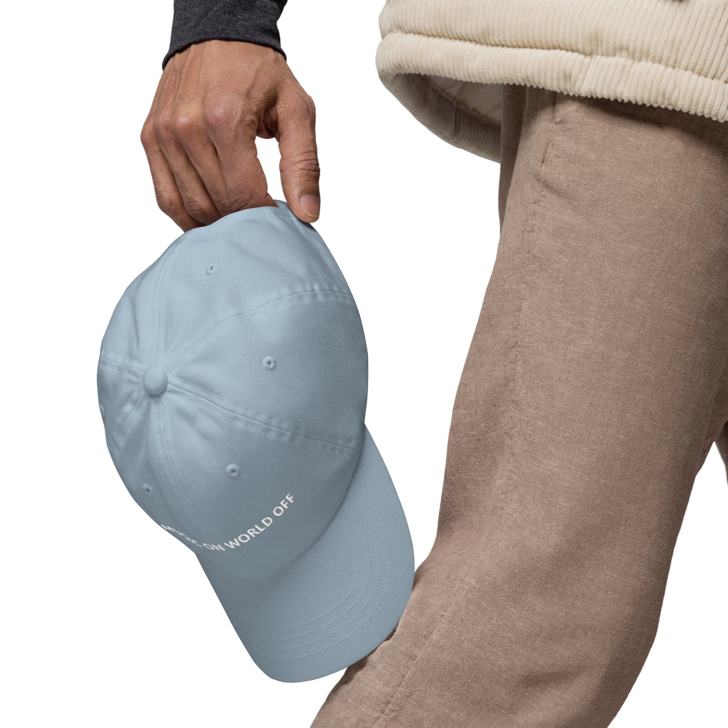 MUSIC ON WORLD OFF hat