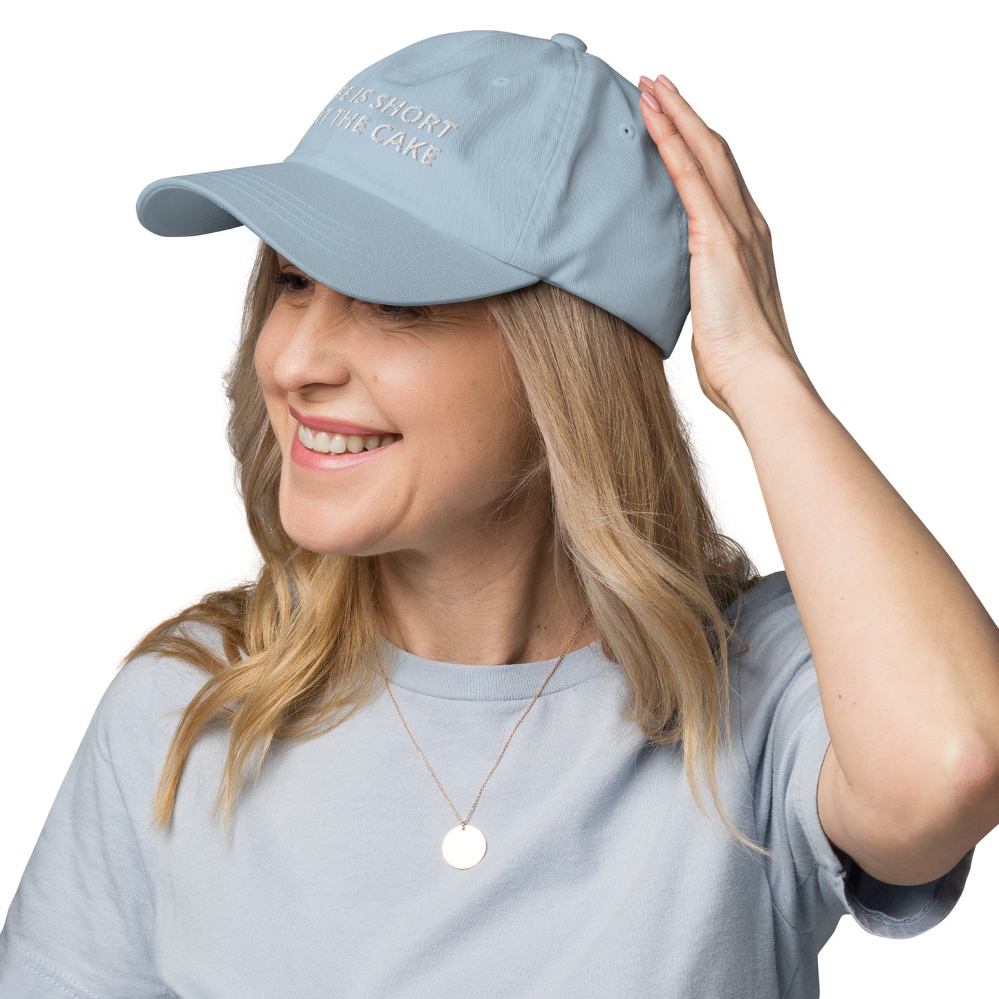 LIFE IS SHORT EAT THE CAKE hat