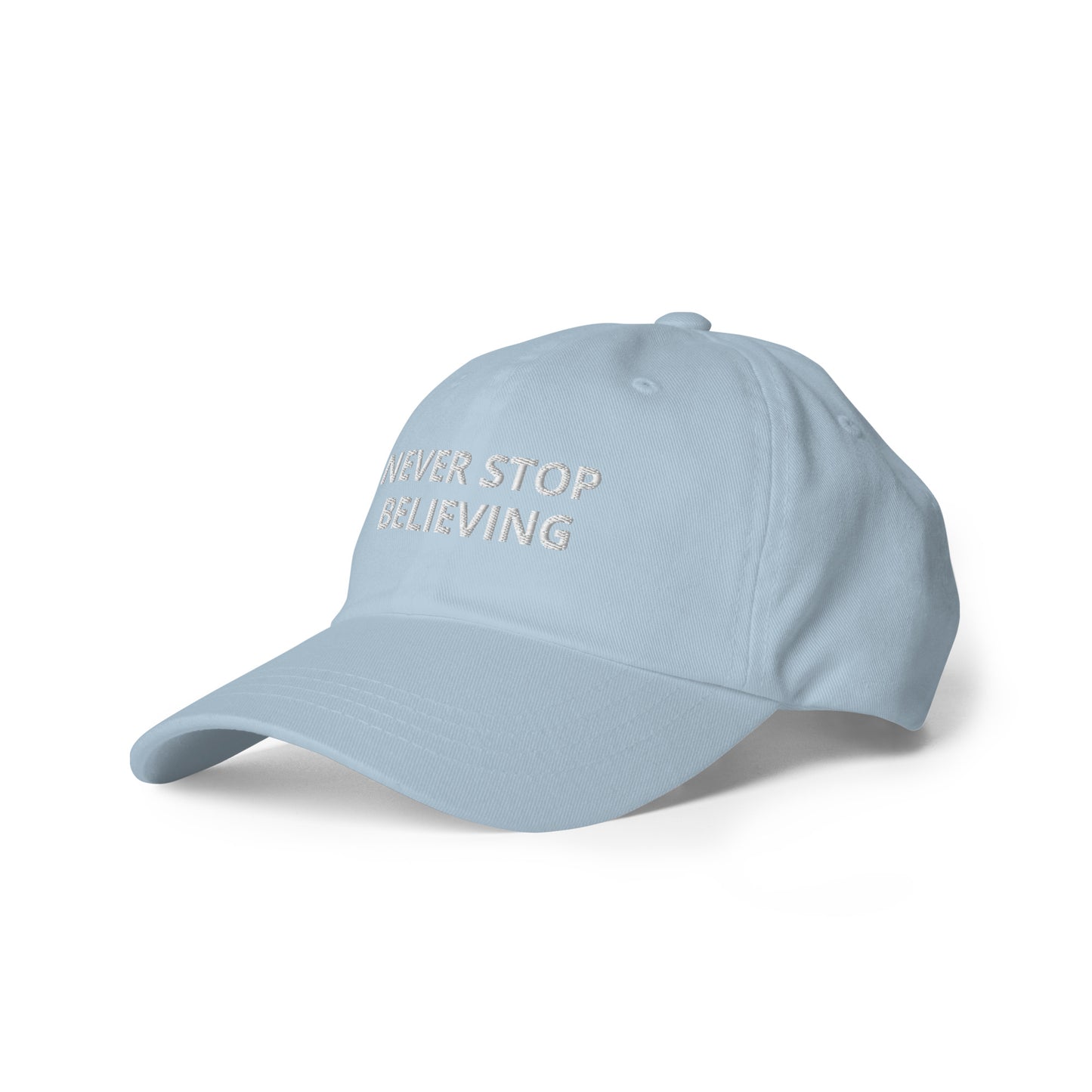 NEVER STOP BELIEVING hat