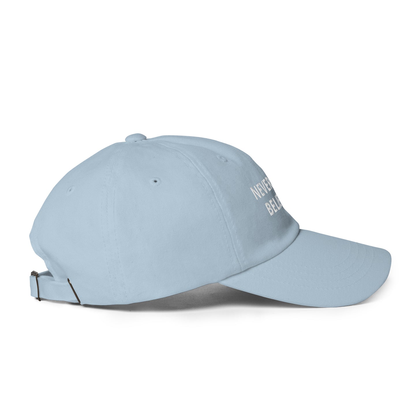 NEVER STOP BELIEVING hat