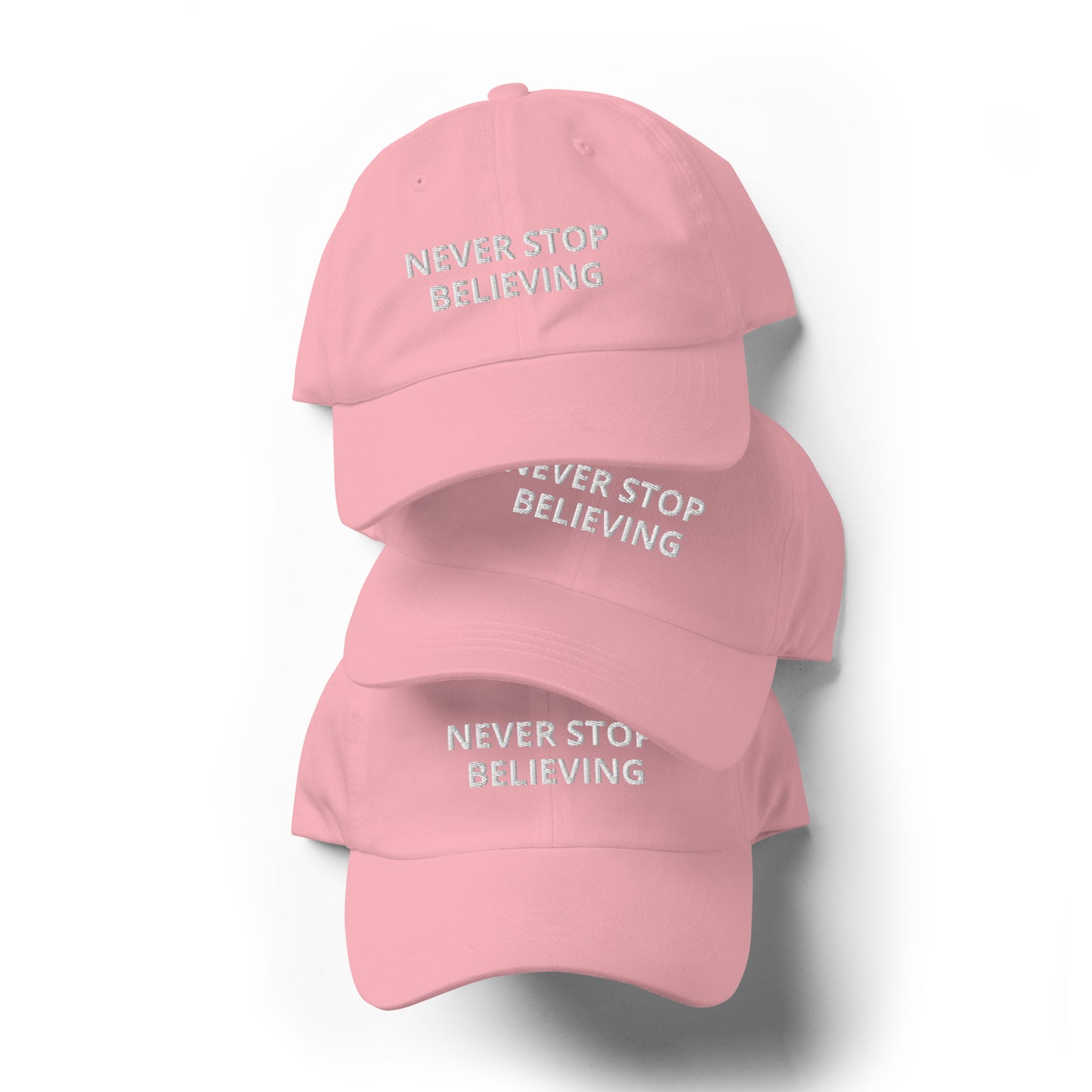 NEVER STOP BELIEVING hat