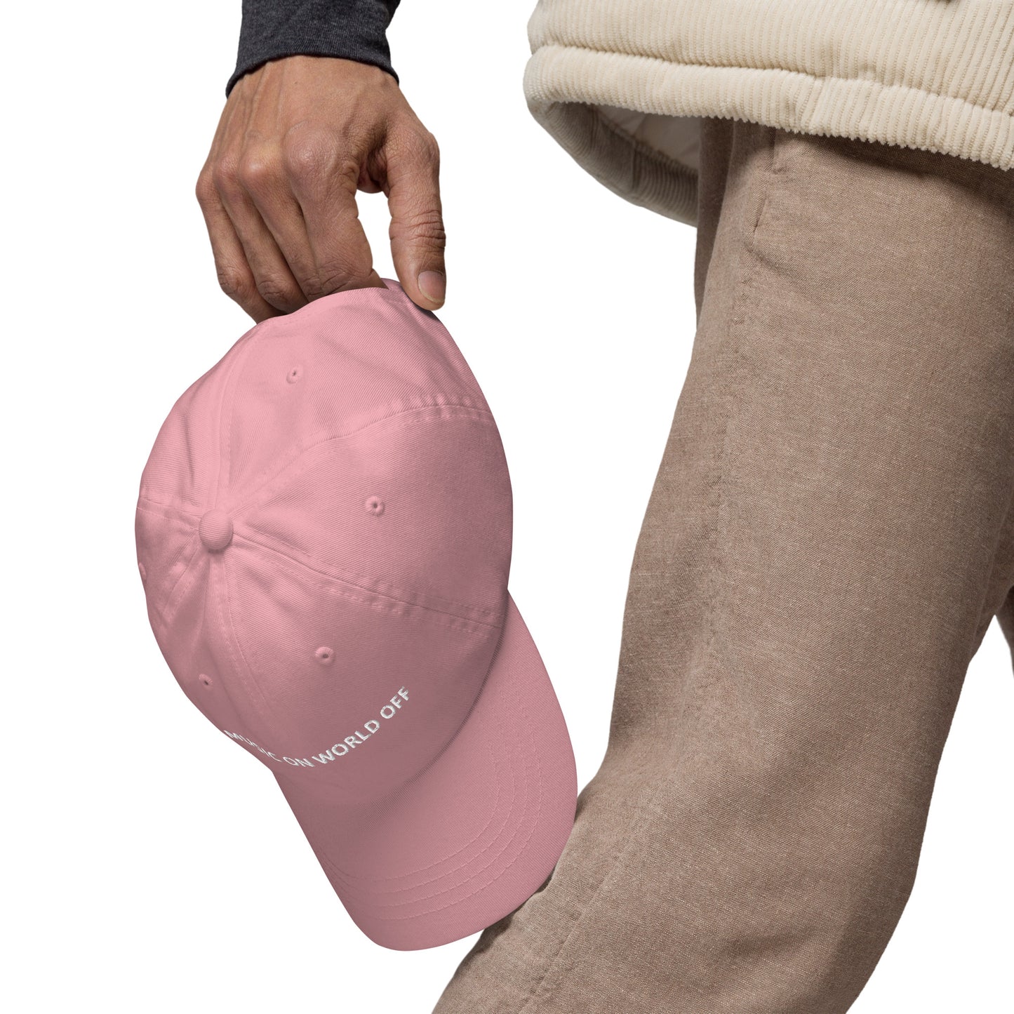MUSIC ON WORLD OFF hat