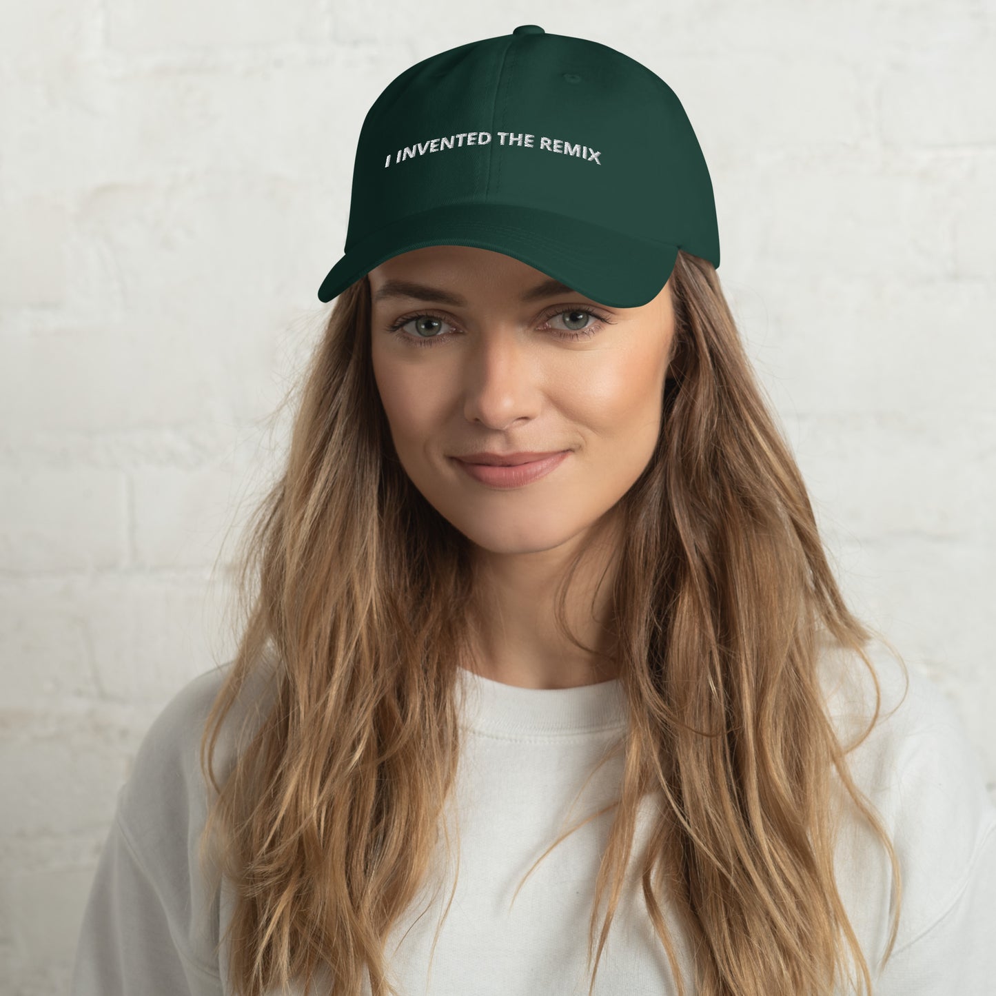 I INVENTED THE REMIX hat