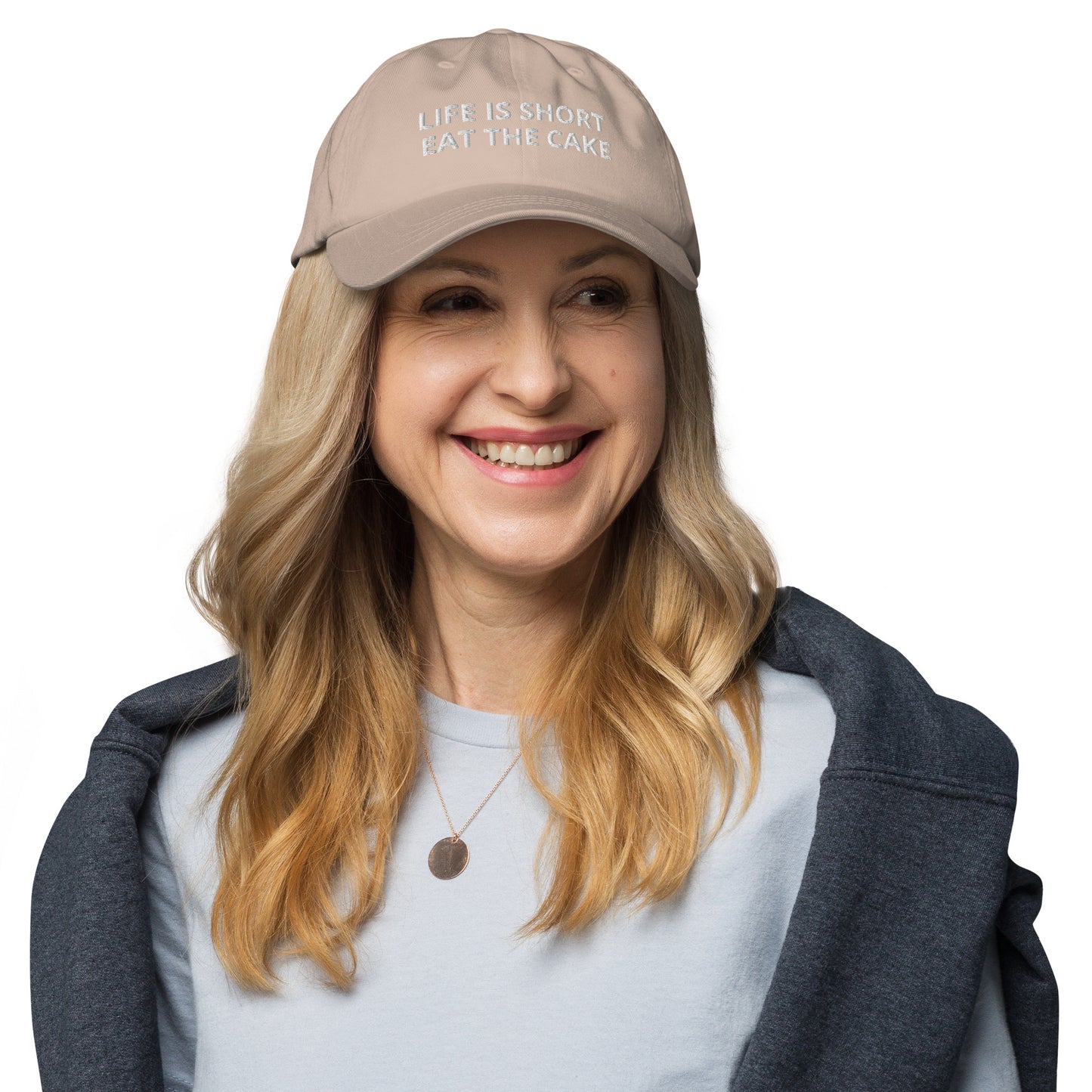 LIFE IS SHORT EAT THE CAKE hat