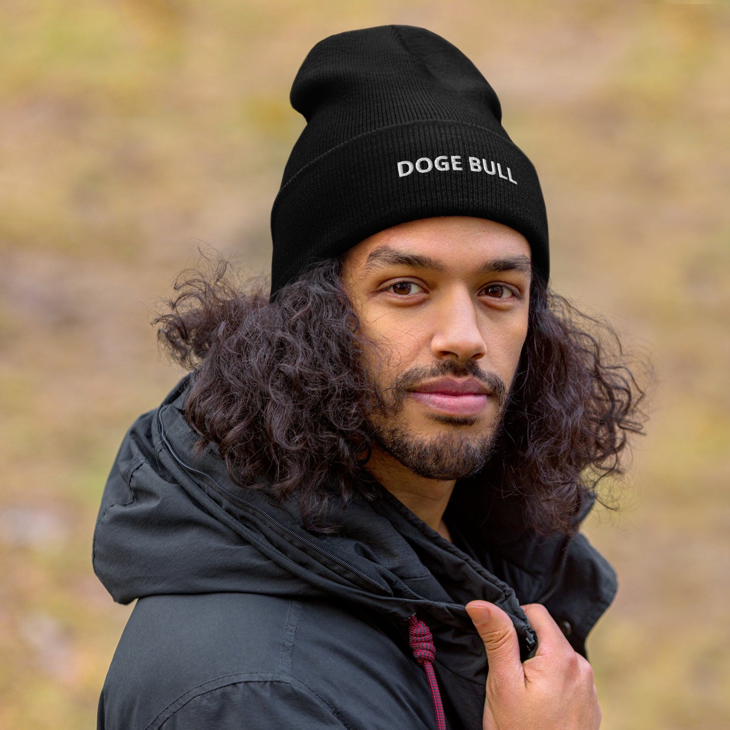 DOGE BULL Cuffed Beanie