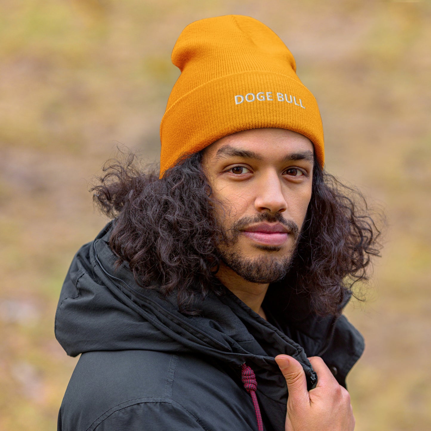 DOGE BULL Cuffed Beanie