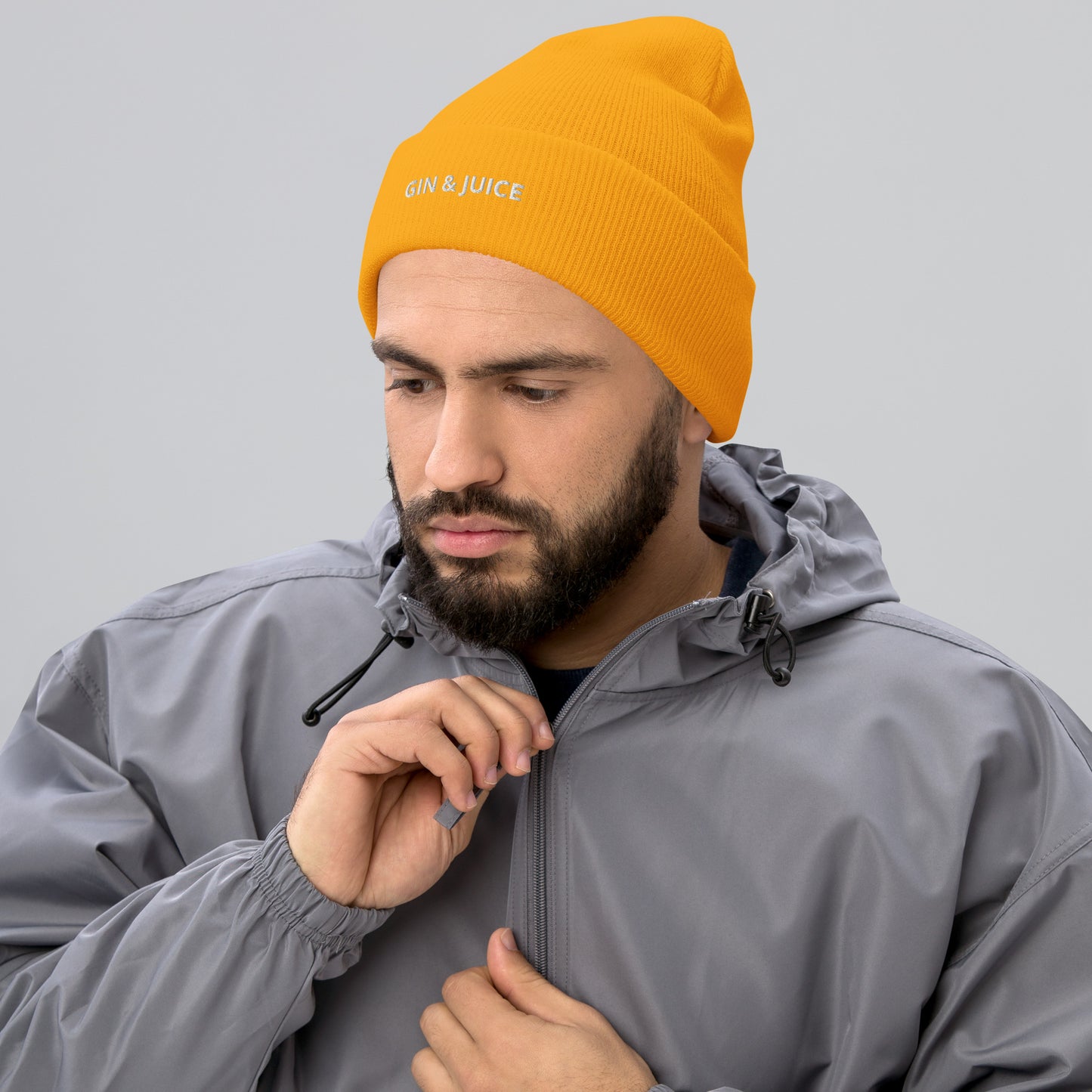 GIN & JUICE Cuffed Beanie