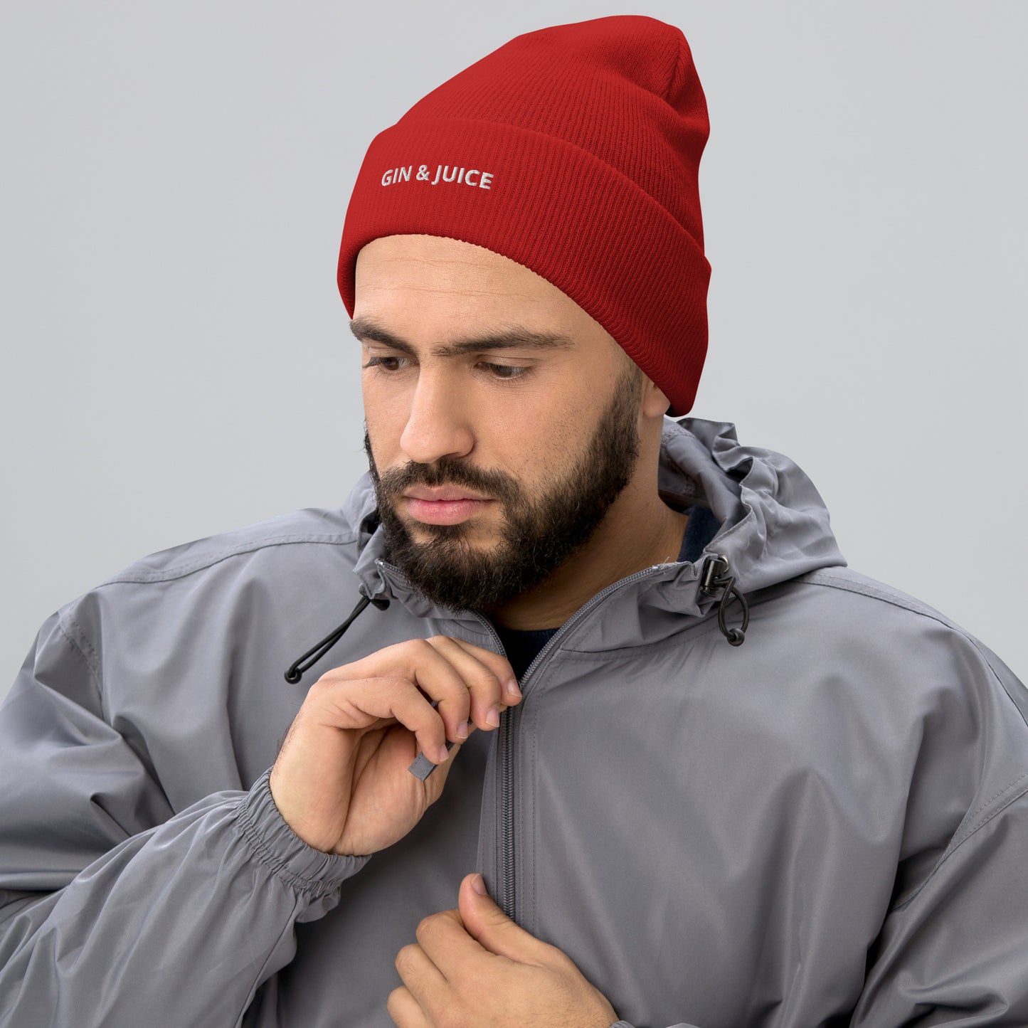 GIN & JUICE Cuffed Beanie