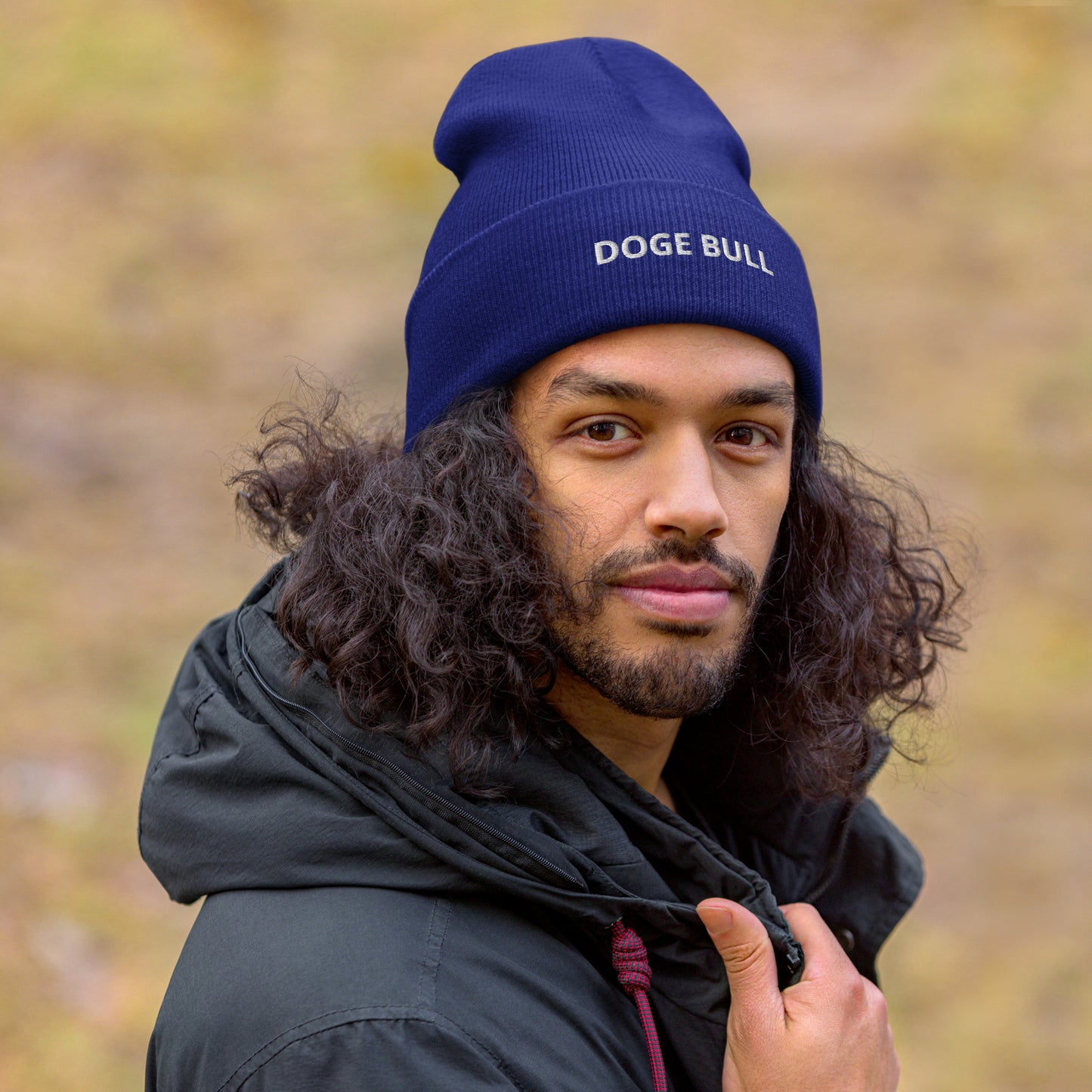 DOGE BULL Cuffed Beanie