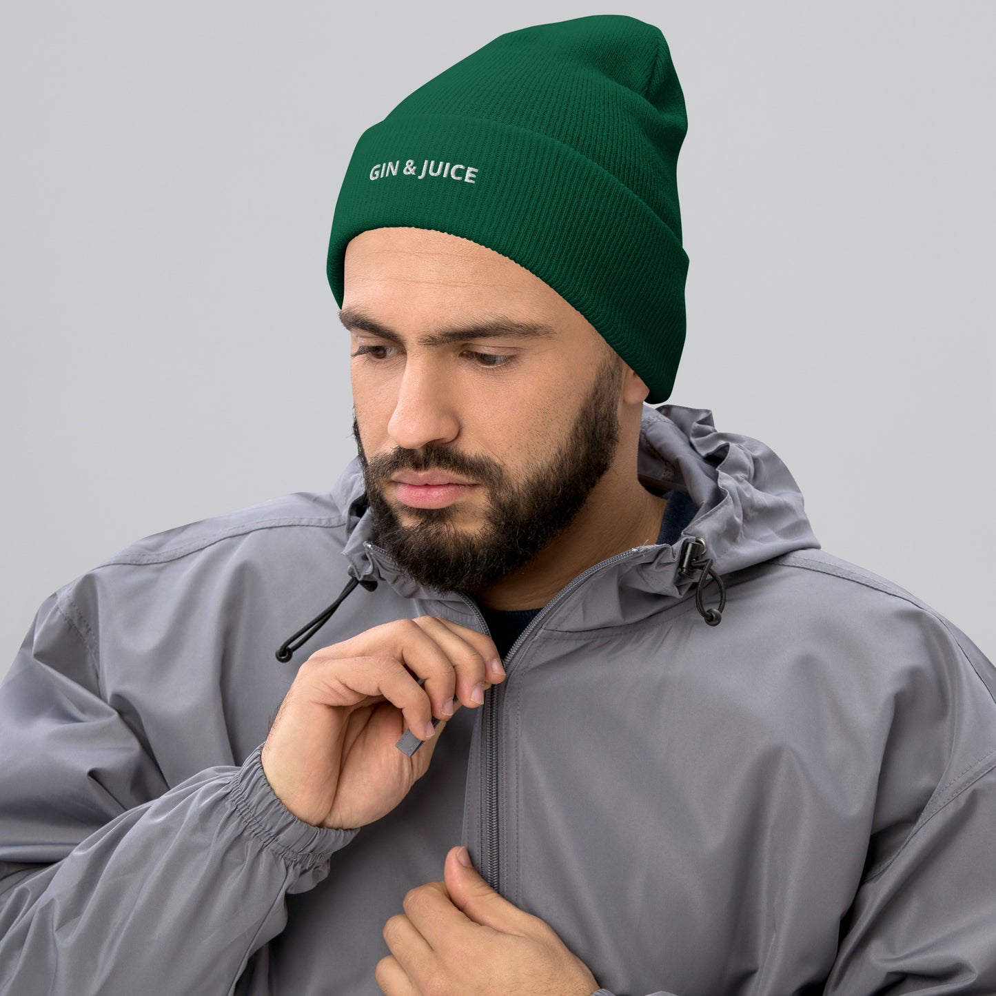 GIN & JUICE Cuffed Beanie