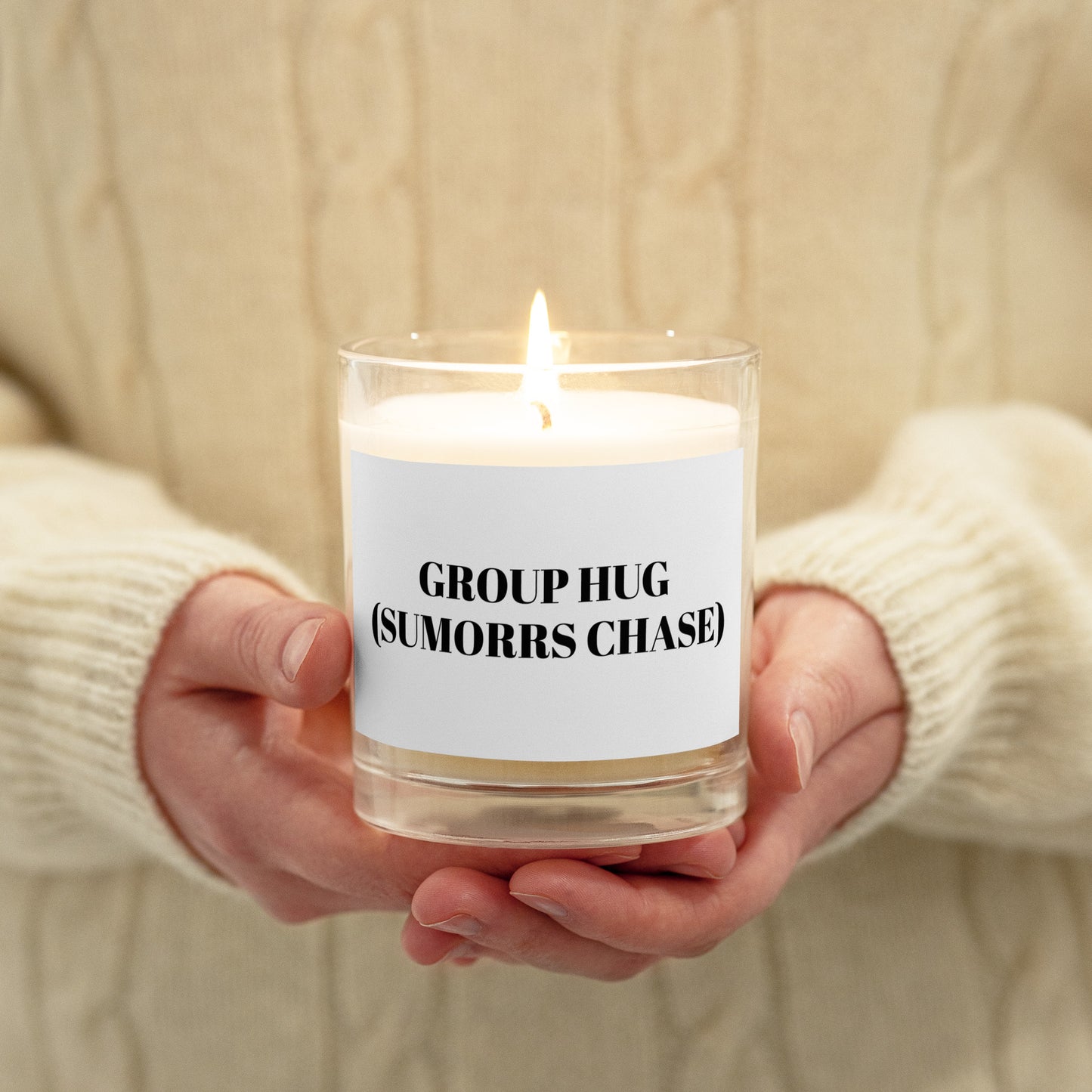 GROUP HUG (SUMORRS CHASE) jar soy wax candle