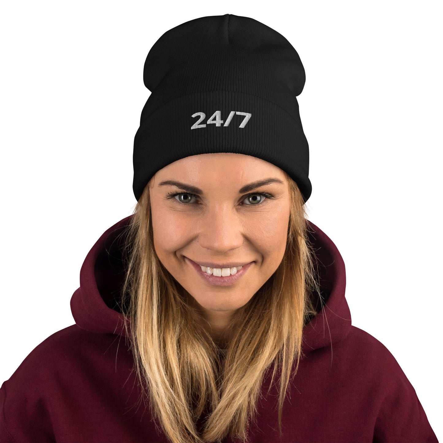 24/7 Embroidered Beanie