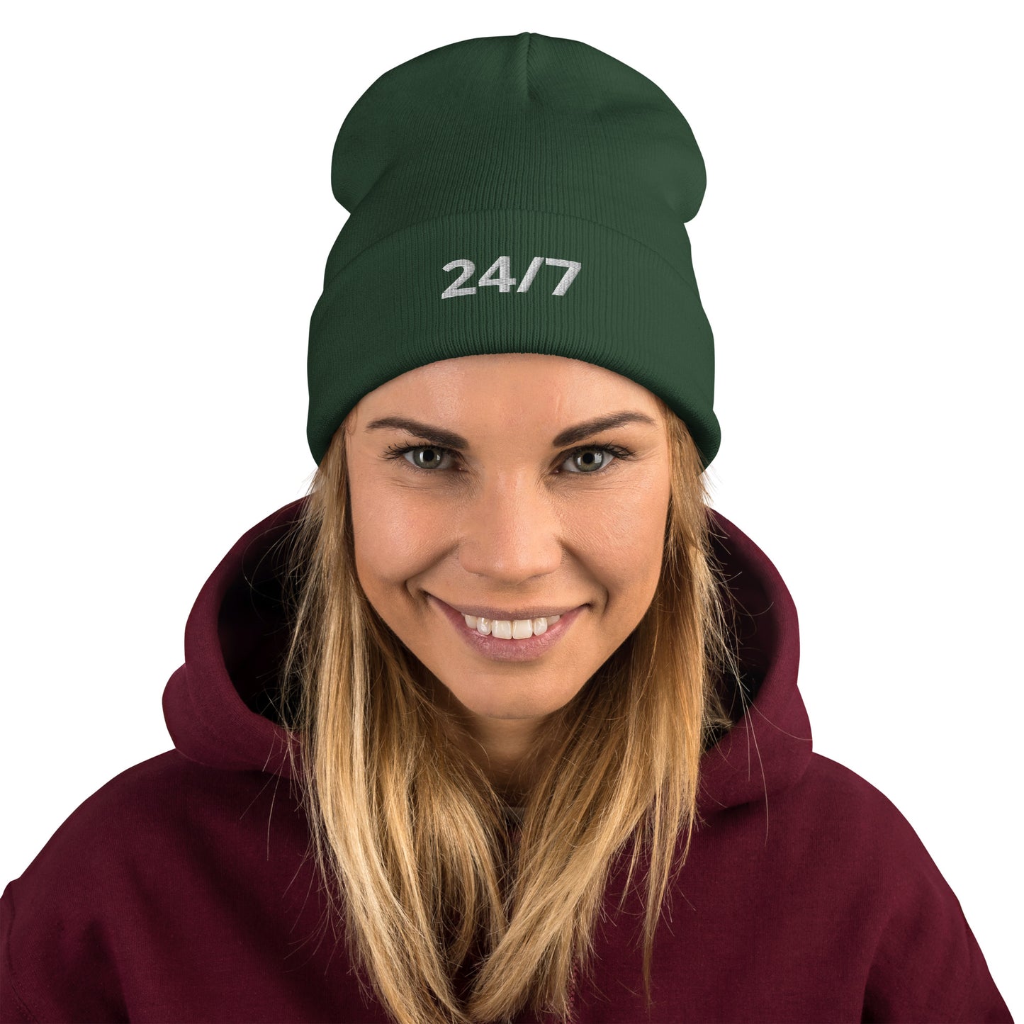 24/7 Embroidered Beanie