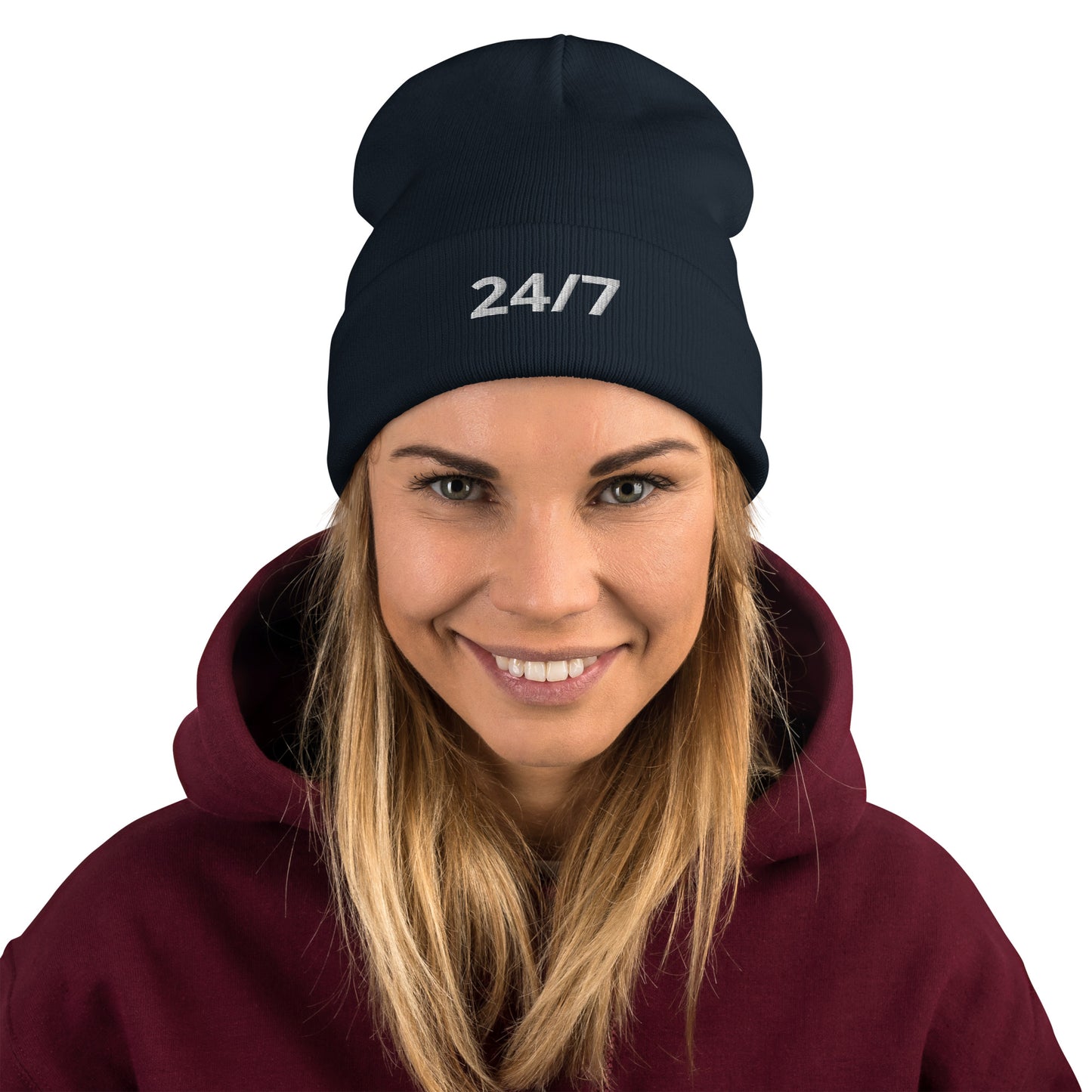 24/7 Embroidered Beanie