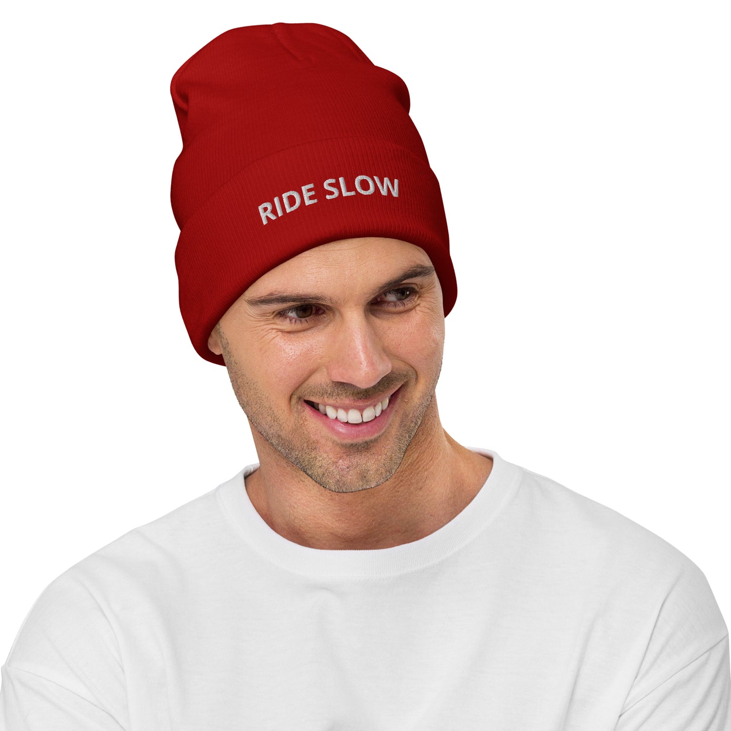 RIDE SLOW Embroidered Beanie