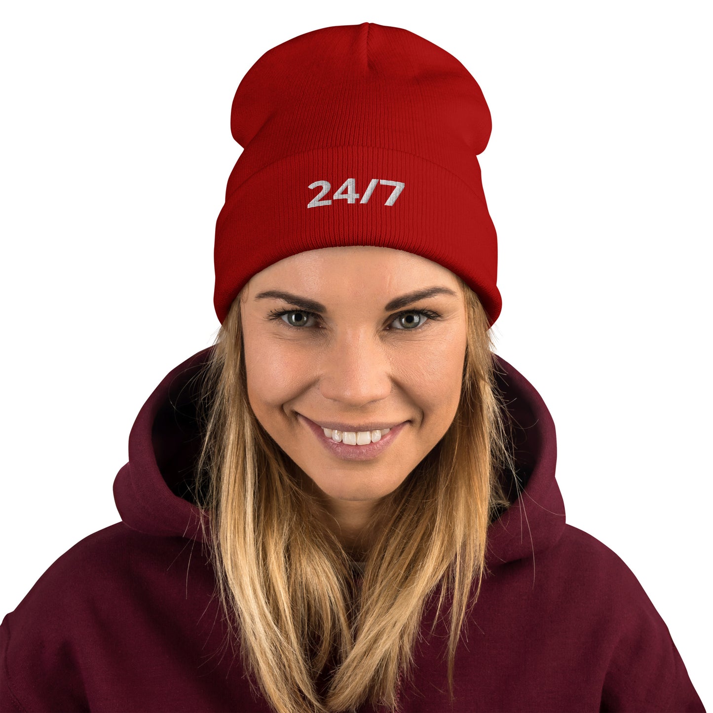 24/7 Embroidered Beanie
