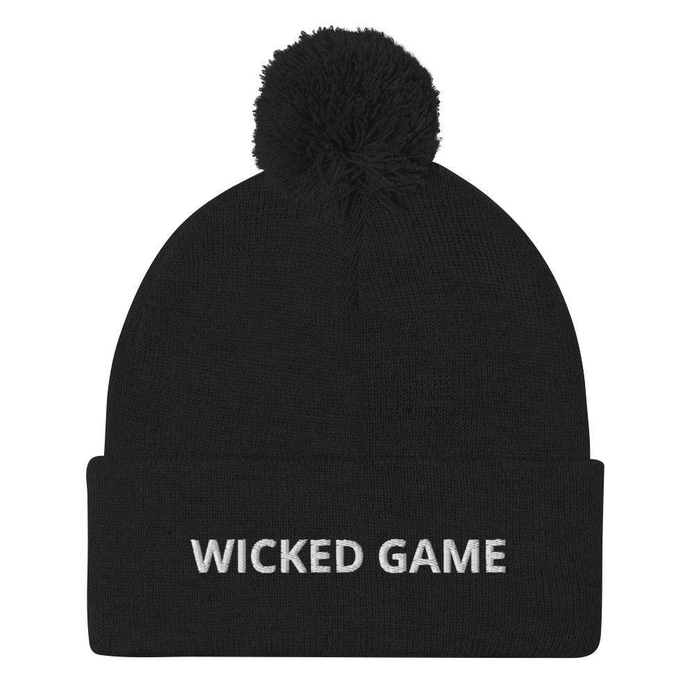 WICKED GAME Pom-Pom Beanie