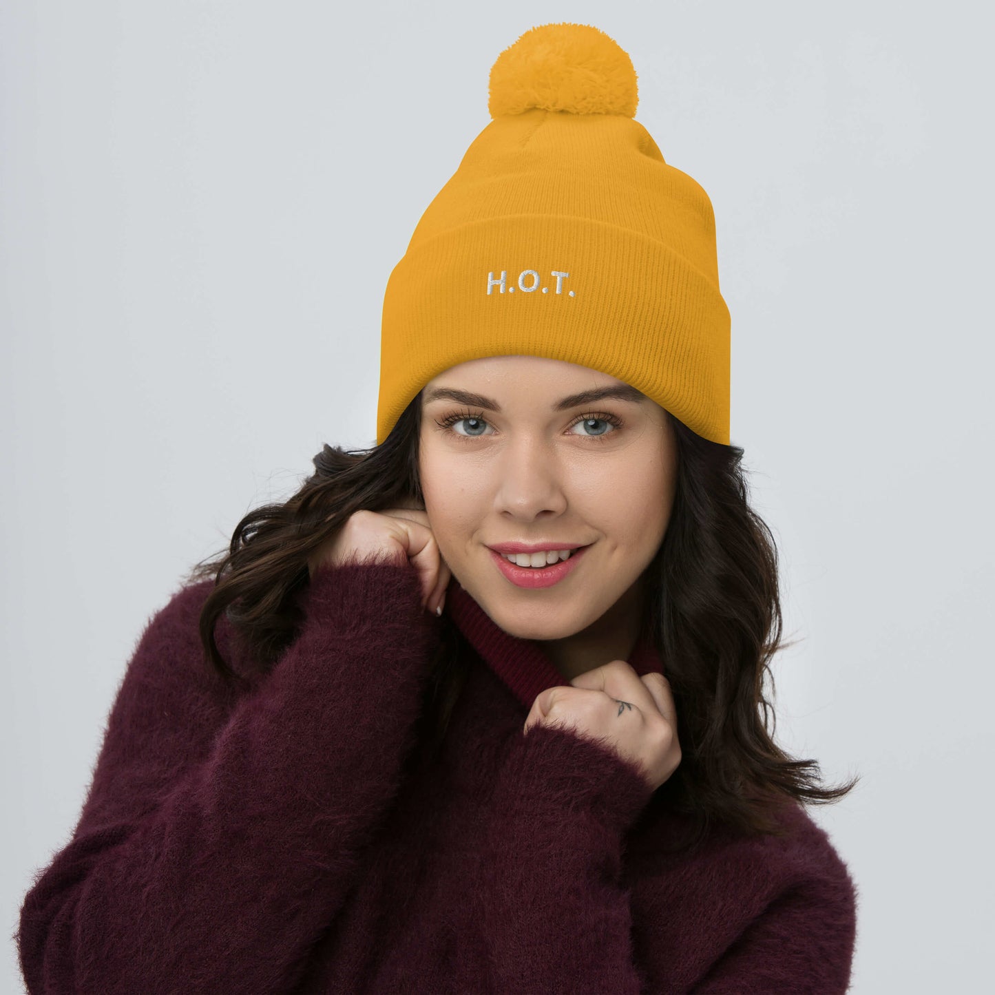 H.O.T. Pom-Pom Beanie