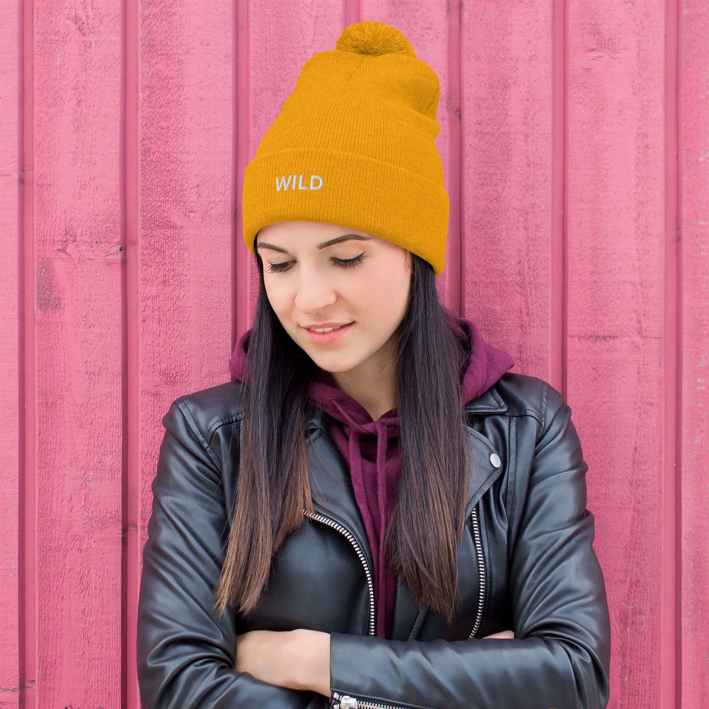WILD Pom-Pom Beanie
