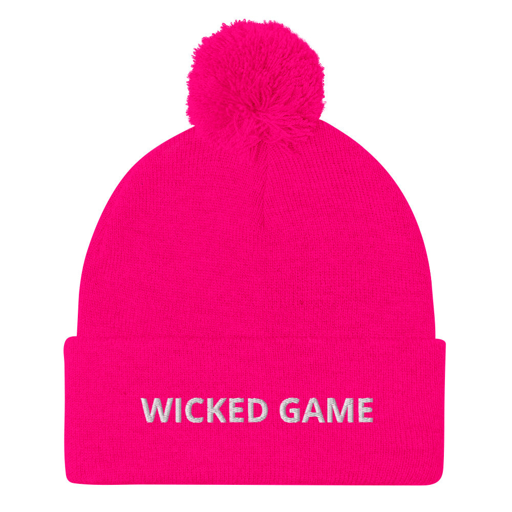 WICKED GAME Pom-Pom Beanie