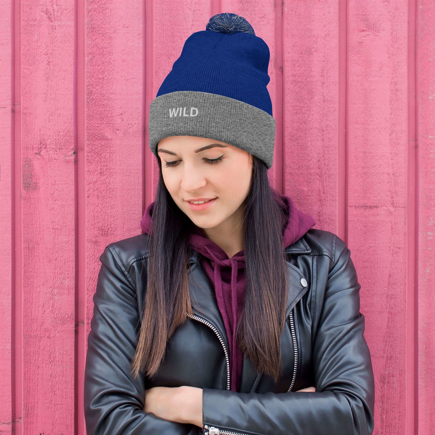 WILD Pom-Pom Beanie