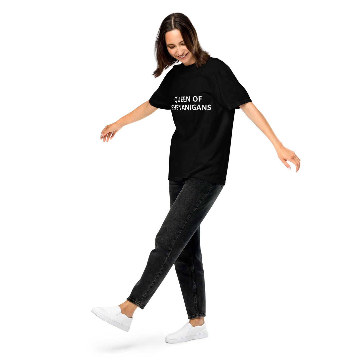 QUEEN OF SHENANIGANS Unisex garment-dyed heavyweight t-shirt