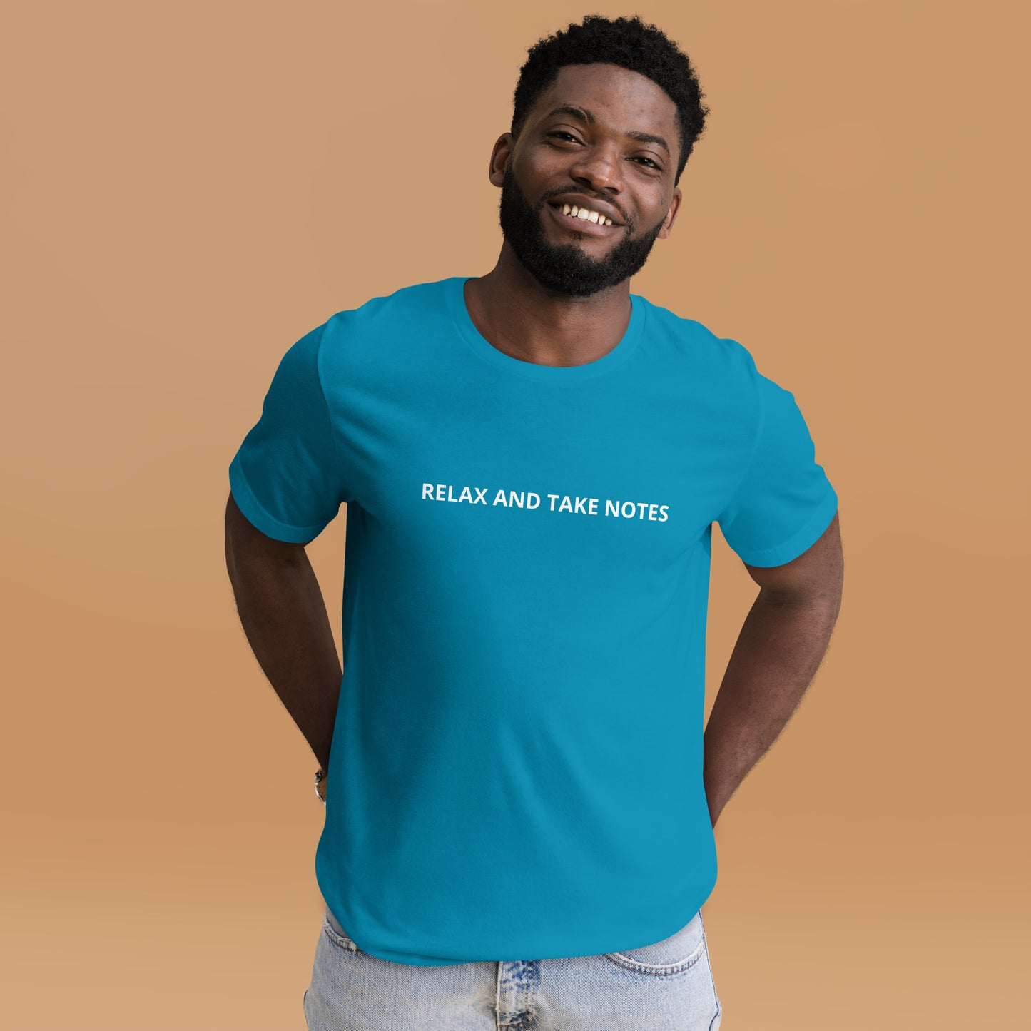 RELAX AND TAKE NOTES Unisex t-shirt