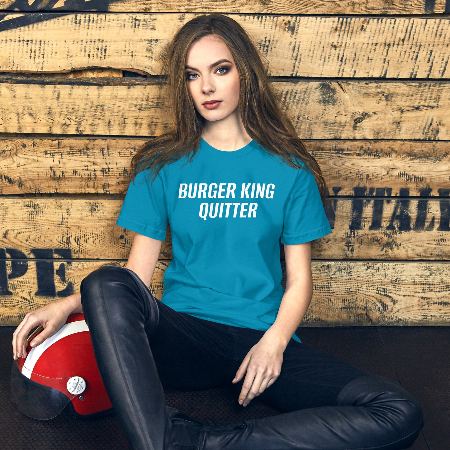 BURGER KING QUITTER Unisex t-shirt