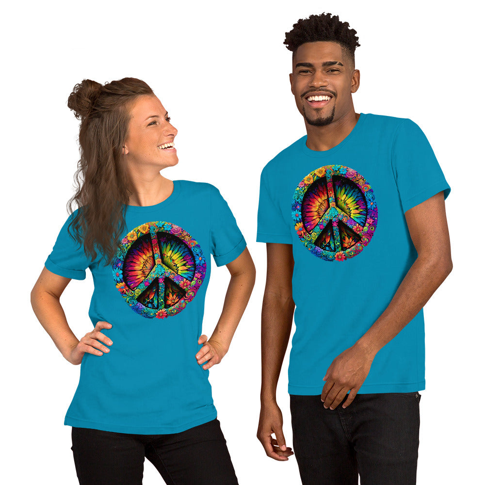 Peace & Love Unisex t-shirt