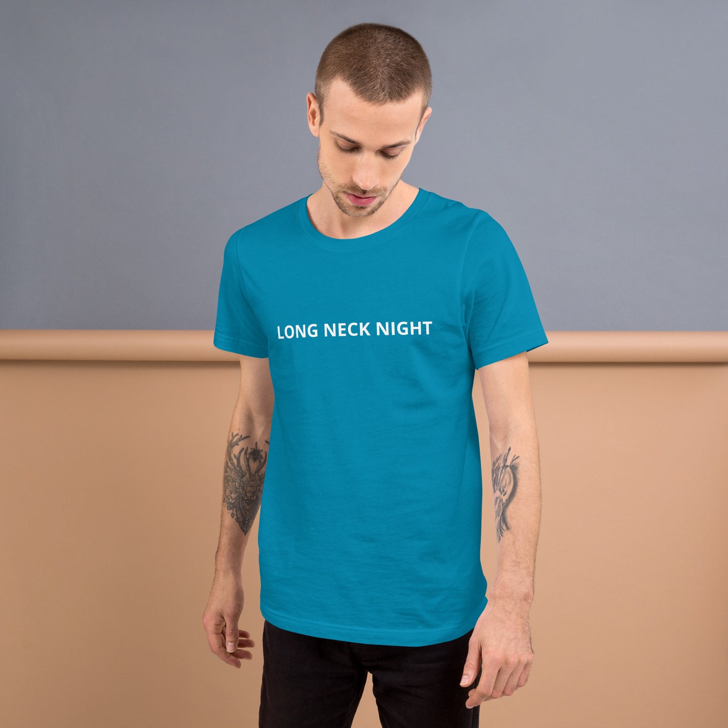 LONG NECK NIGHT Unisex t-shirt