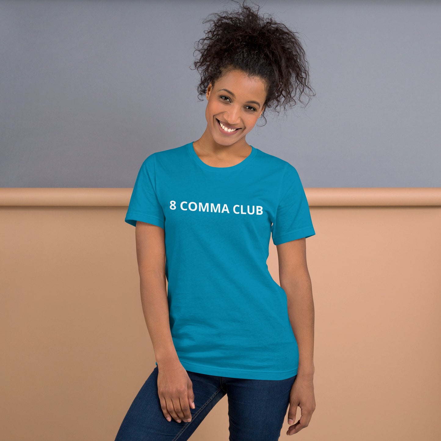 8 COMMA CLUB  Unisex t-shirt