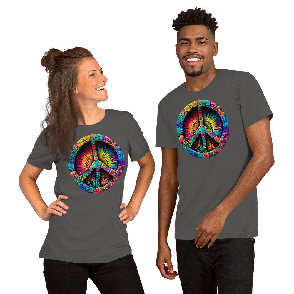 Peace & Love Unisex t-shirt