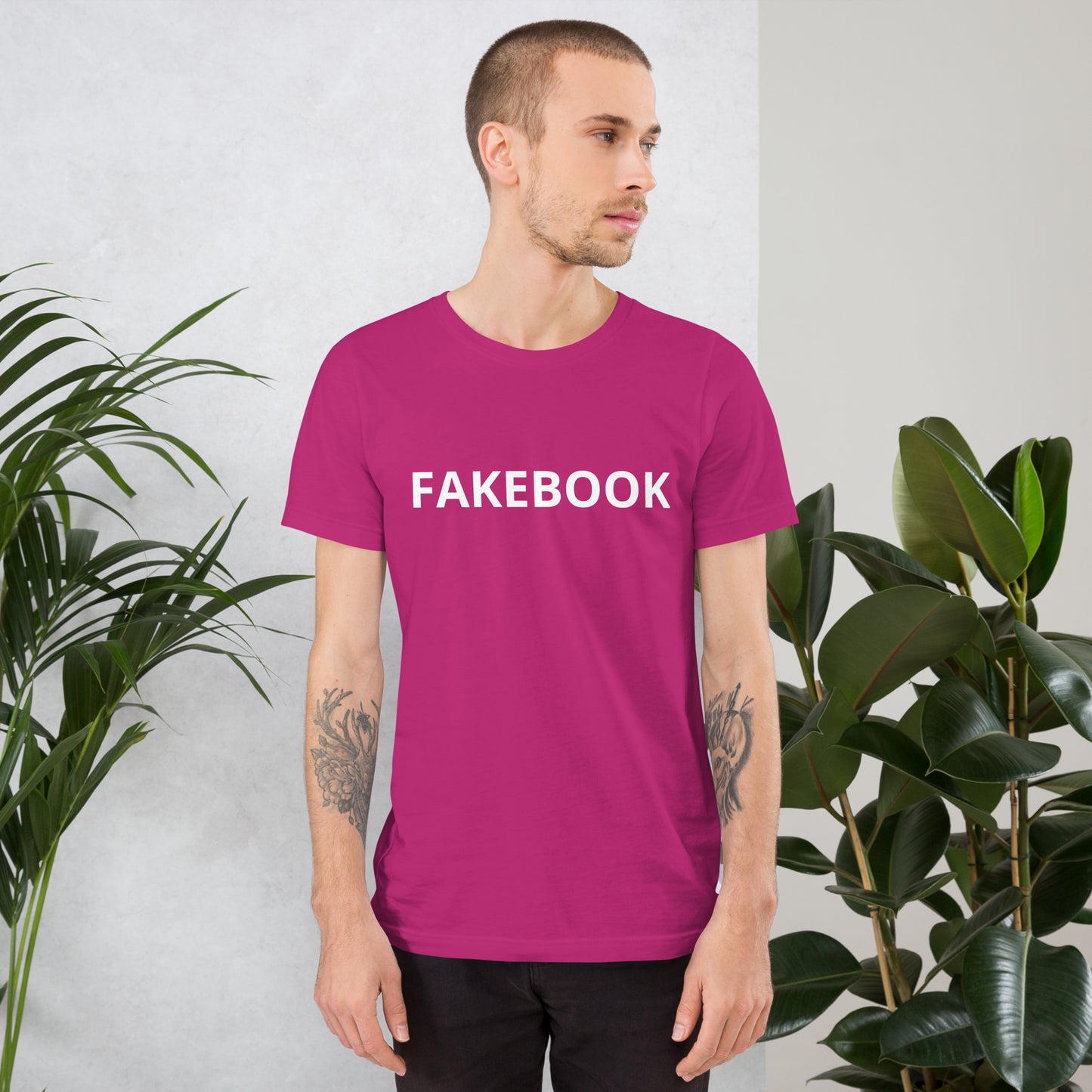 FAKEBOOK Unisex t-shirt