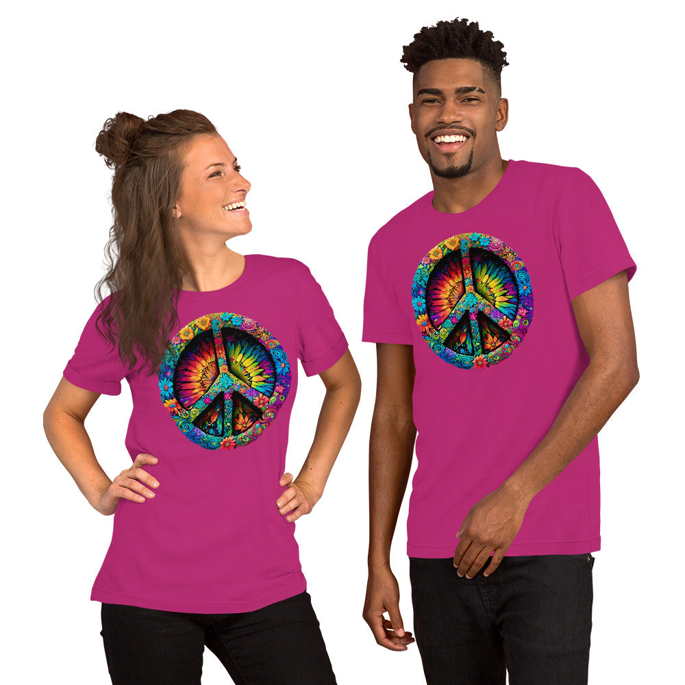 Peace & Love Unisex t-shirt