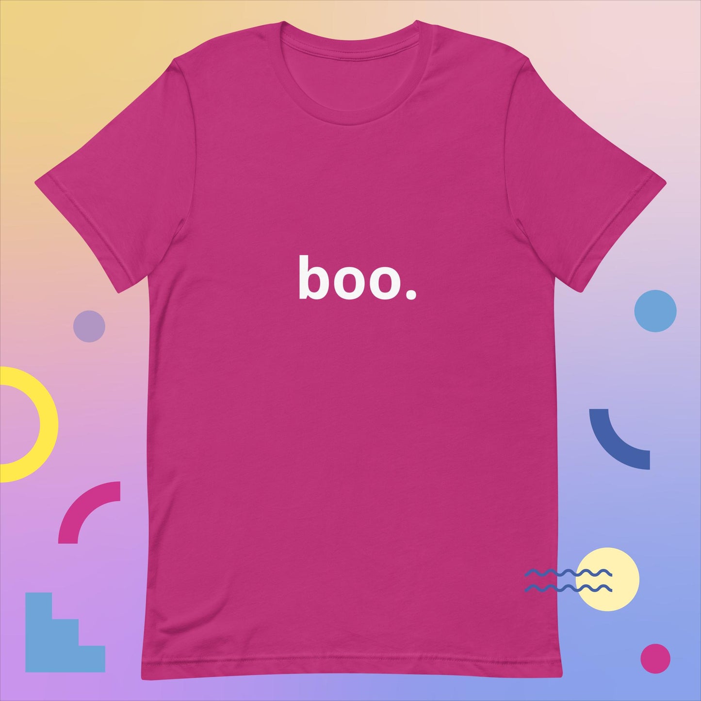 boo. Unisex t-shirt
