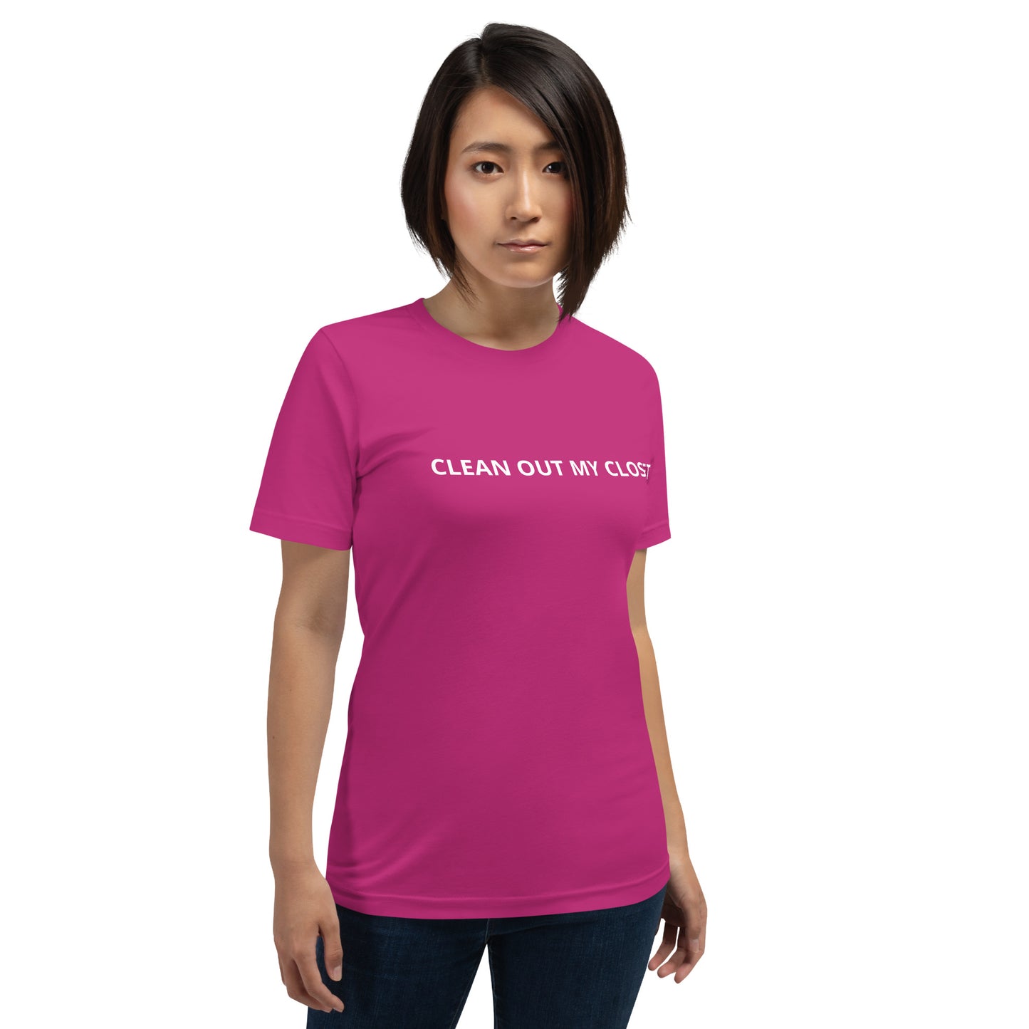 CLEAN OUT MY CLOSET Unisex t-shirt