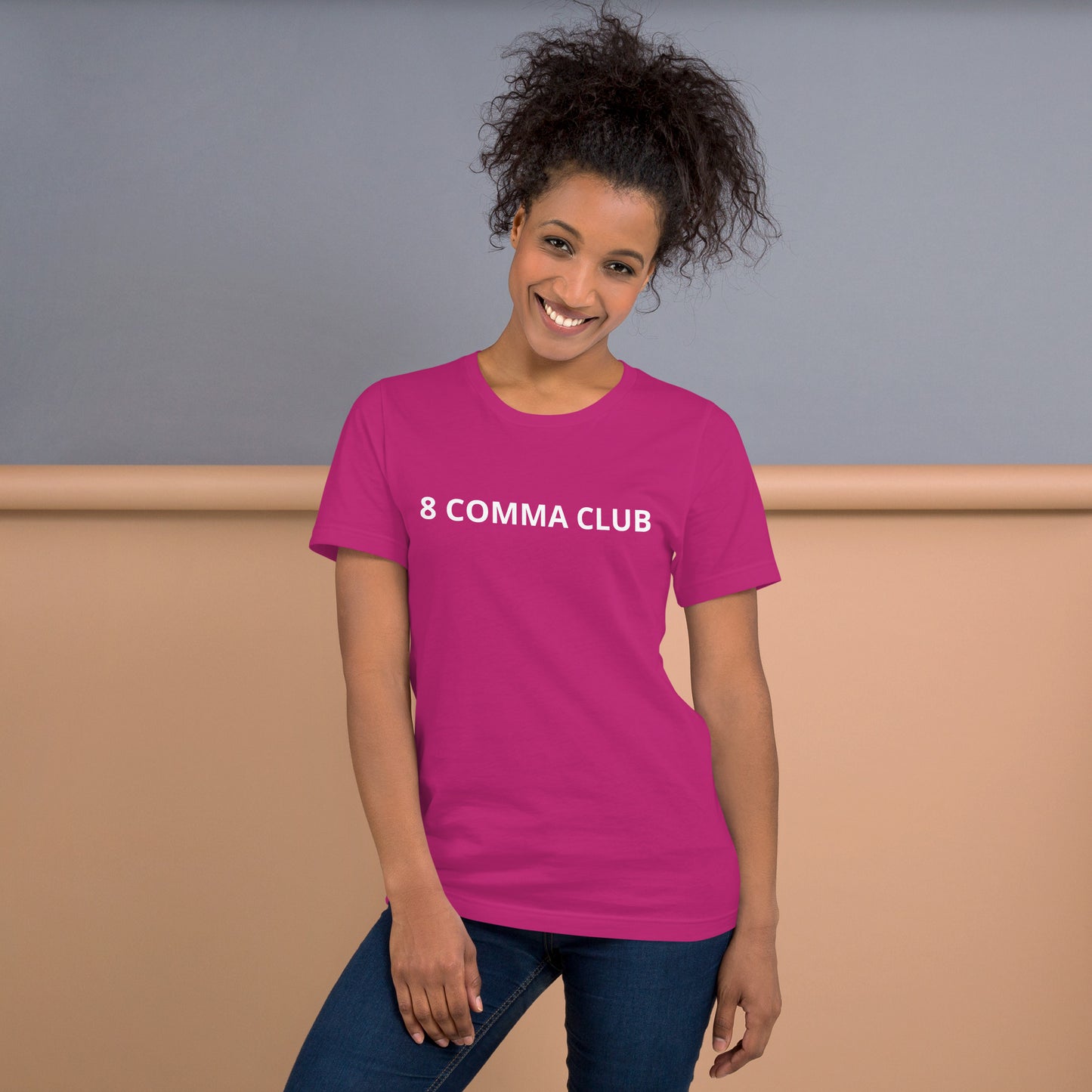 8 COMMA CLUB  Unisex t-shirt