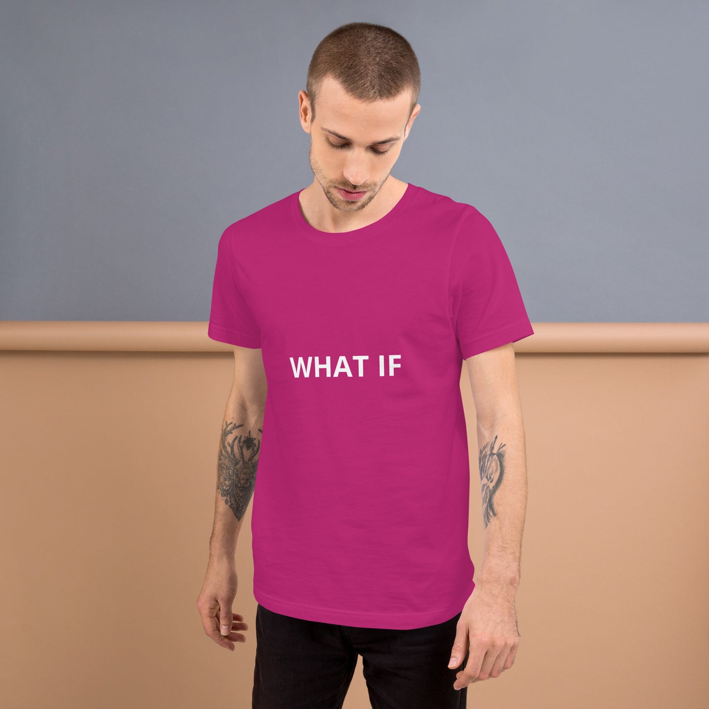 WHAT IF Unisex t-shirt