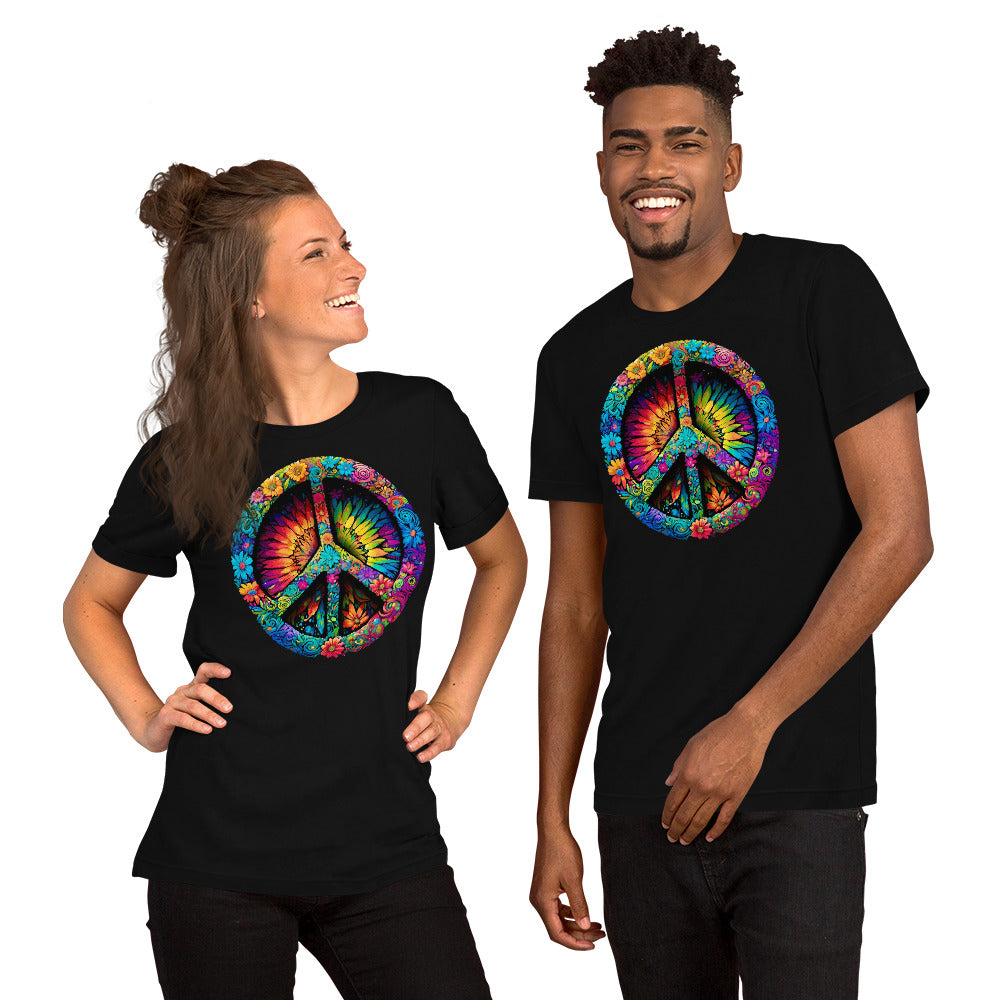 Peace & Love Unisex t-shirt