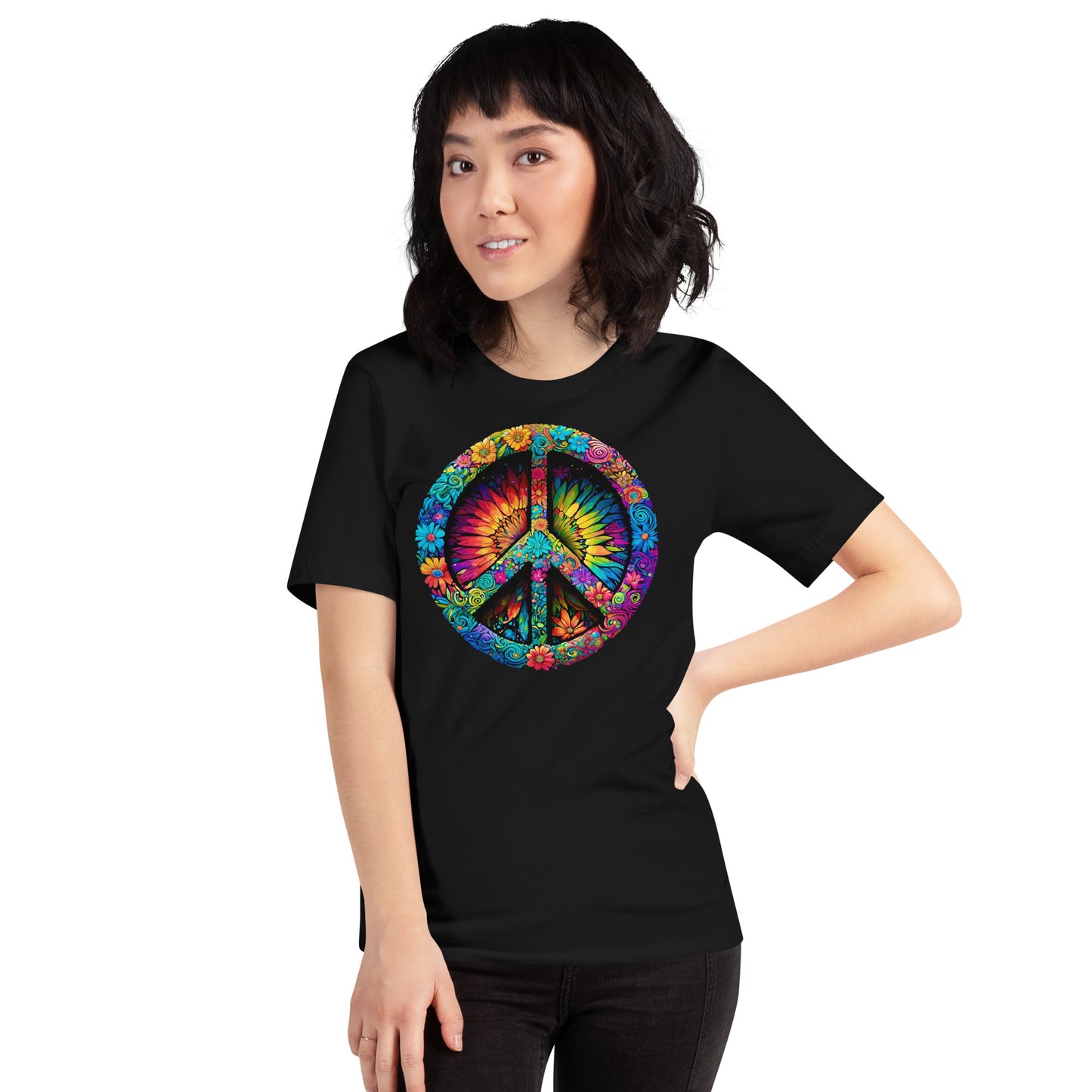 Peace & Love Unisex t-shirt