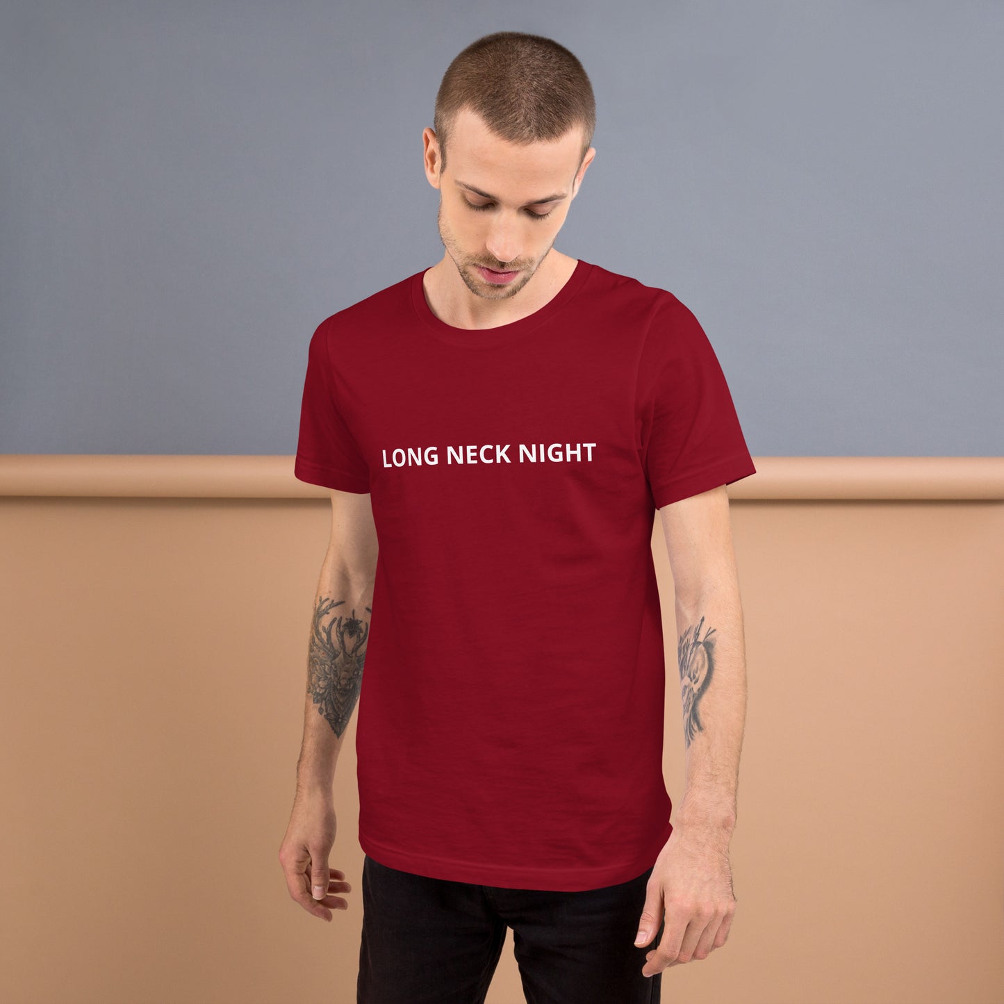 LONG NECK NIGHT Unisex t-shirt